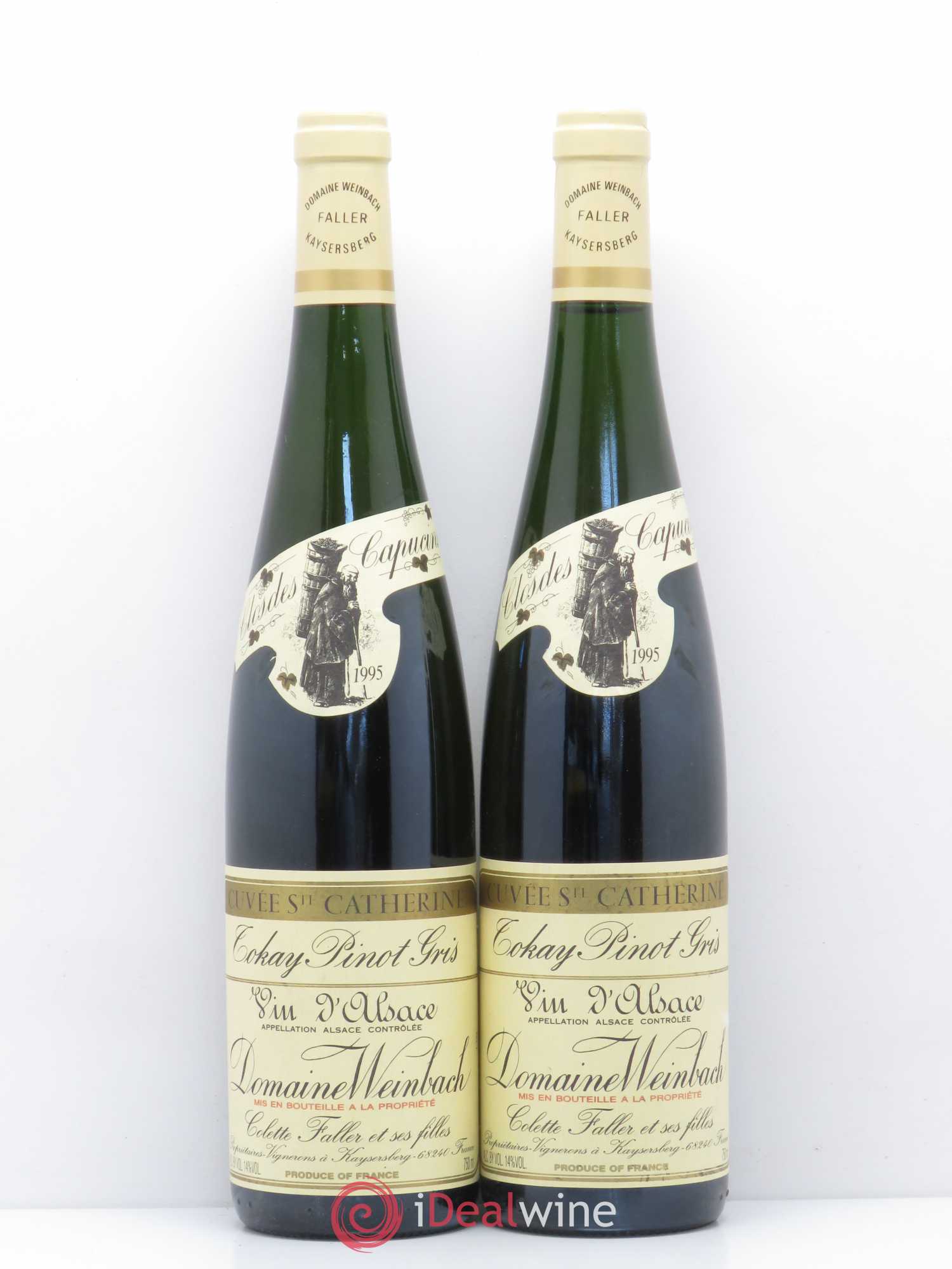 Pinot Gris Sainte Catherine Faller 1995 - Posten von 2 Flaschen - 0