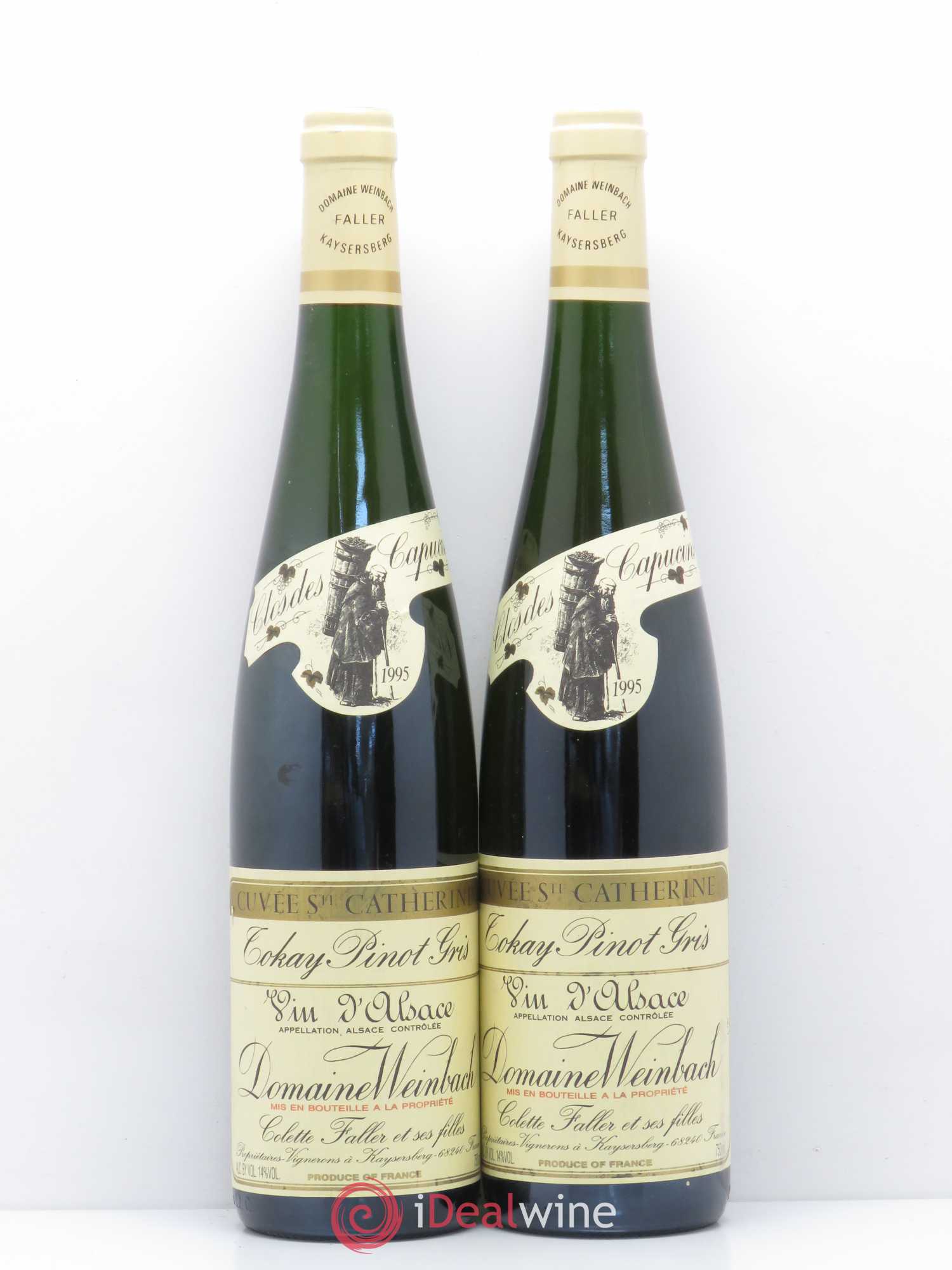 Pinot Gris Sainte Catherine Faller 1995 - Posten von 2 Flaschen - 0