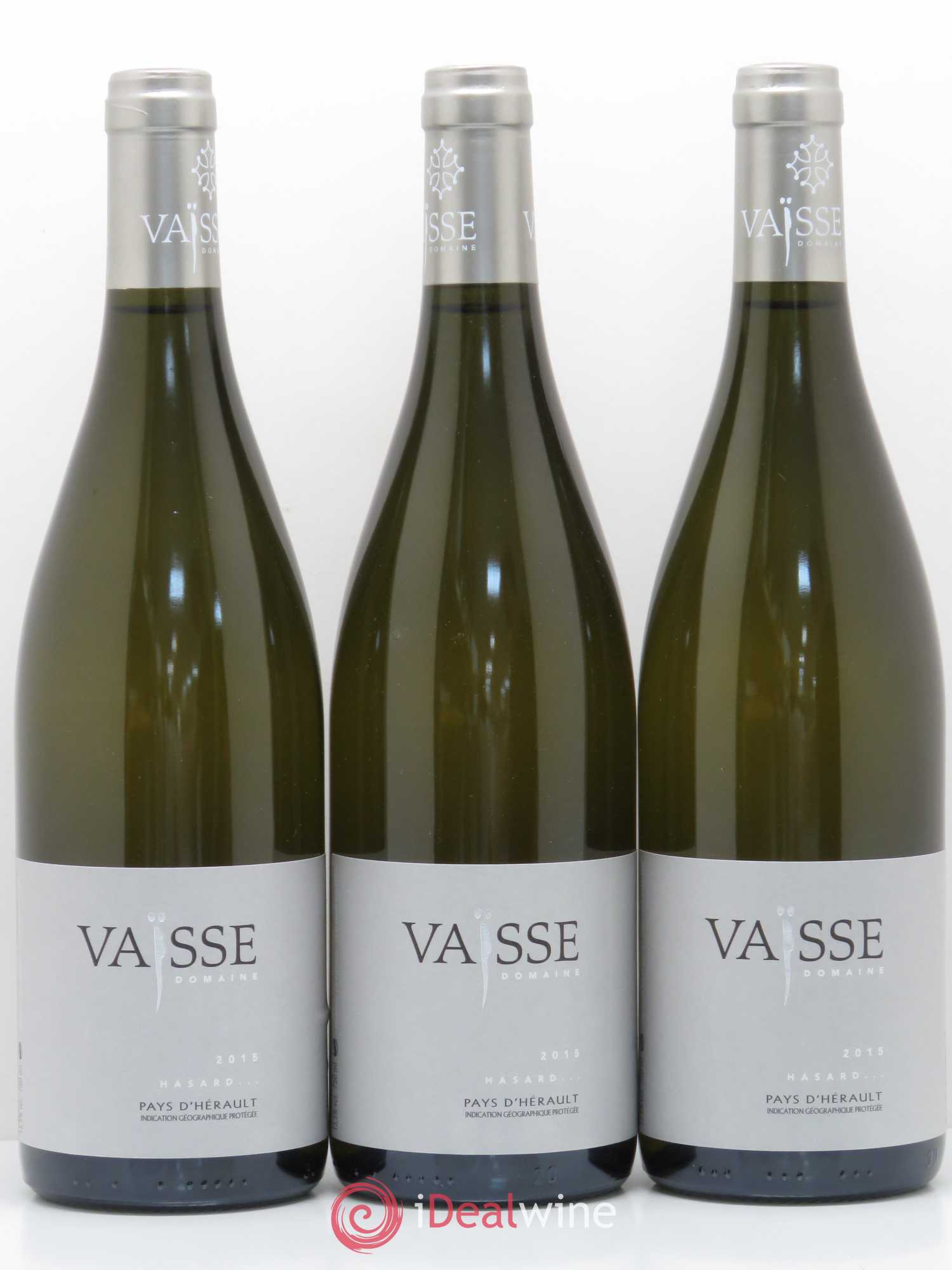 Pays d'Hérault Hasard Domaine Vaisse 2015 - Posten von 3 Flaschen - 0