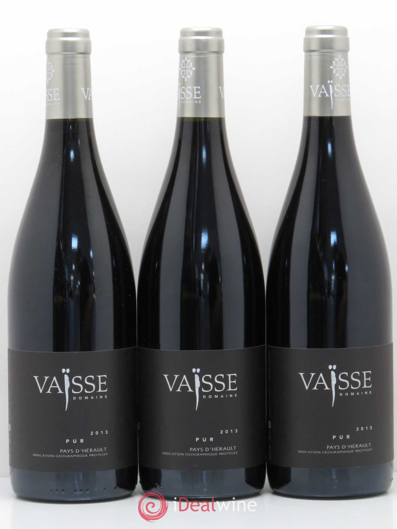 Pays d'Hérault Pur Domaine Vaisse 2013 - Posten von 6 Flaschen - 1
