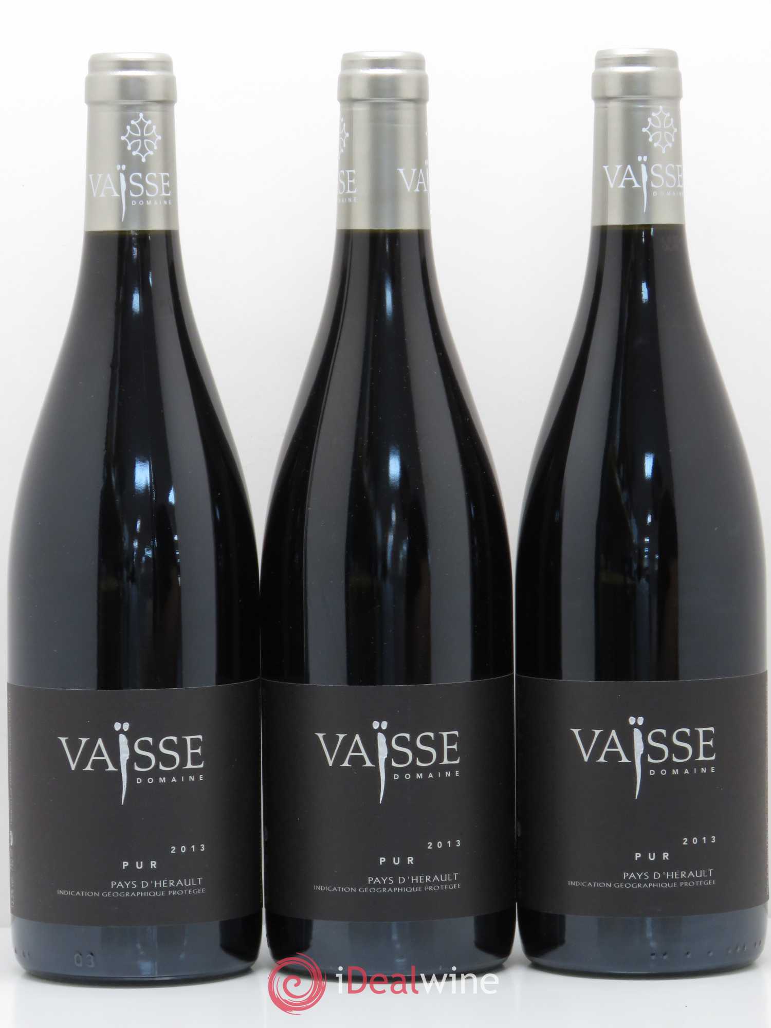 Pays d'Hérault Pur Domaine Vaisse 2013 - Posten von 6 Flaschen - 2