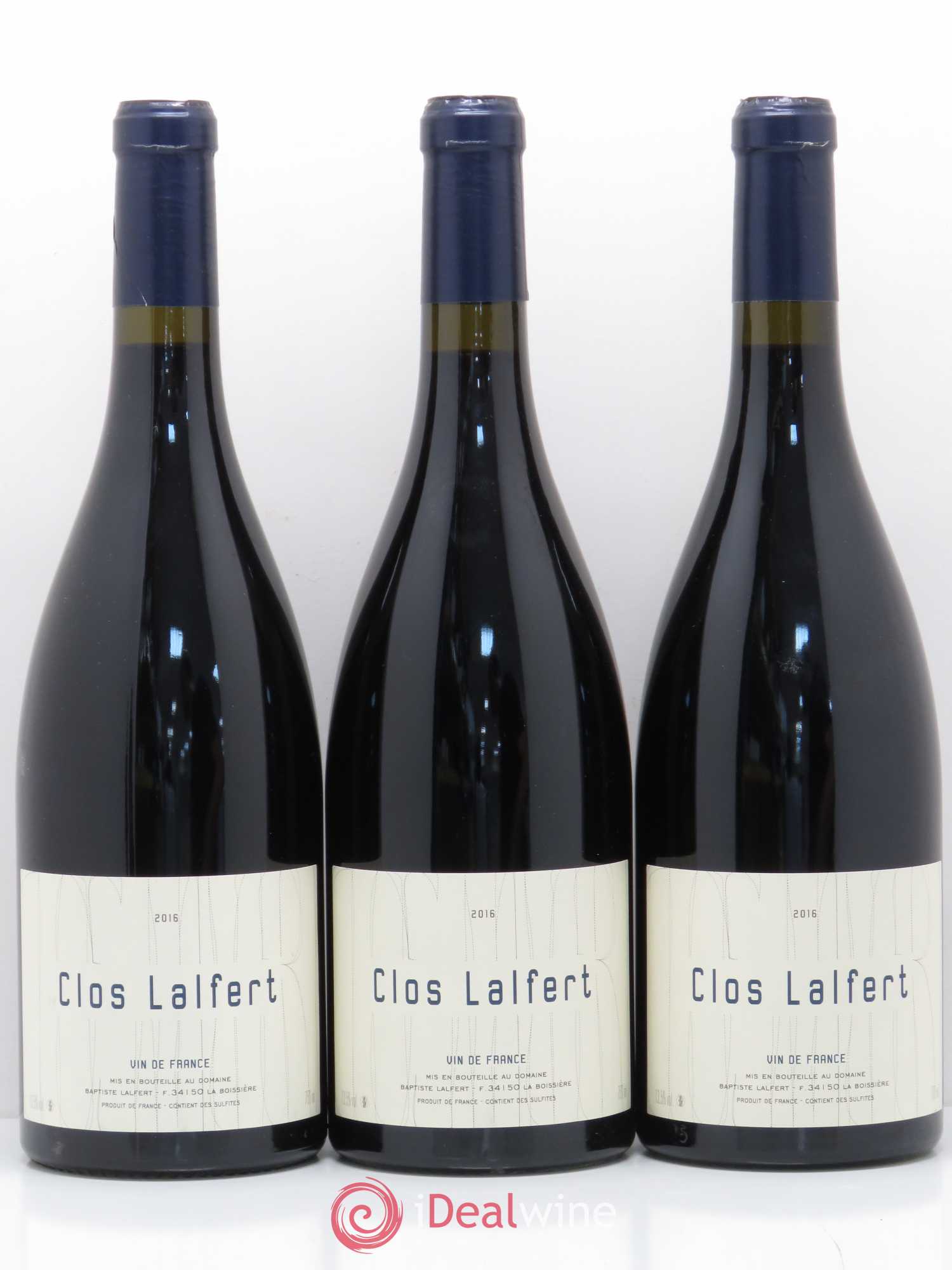 Vin de France Clos Lalfert 2016 - Lot de 6 bouteilles - 1