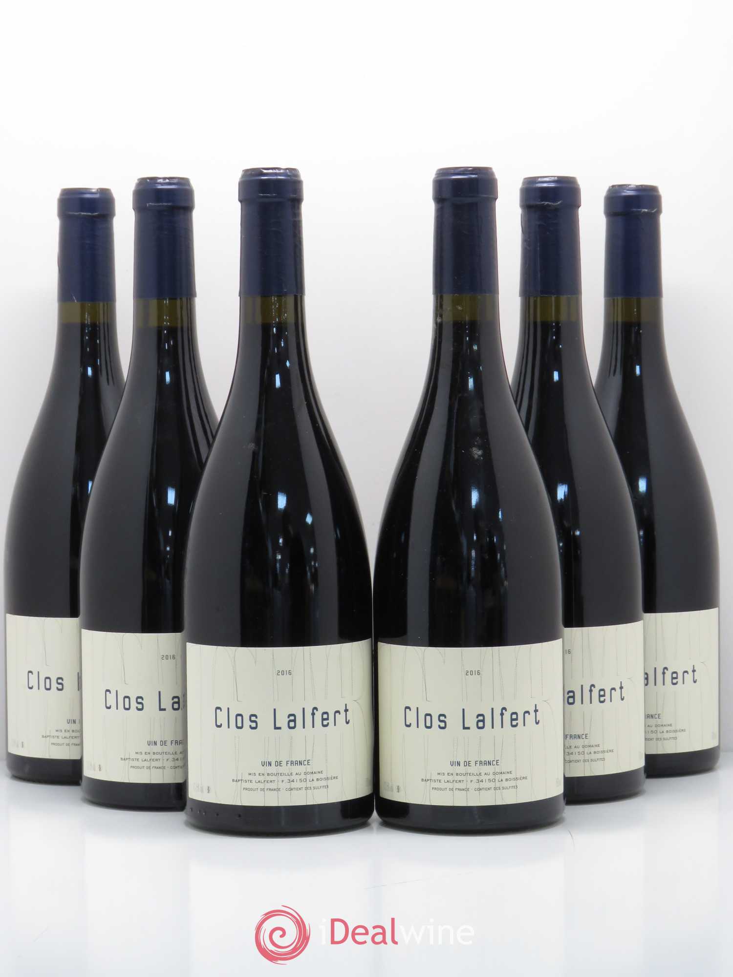 Vin de France Clos Lalfert 2016 - Lot de 6 bouteilles - 0