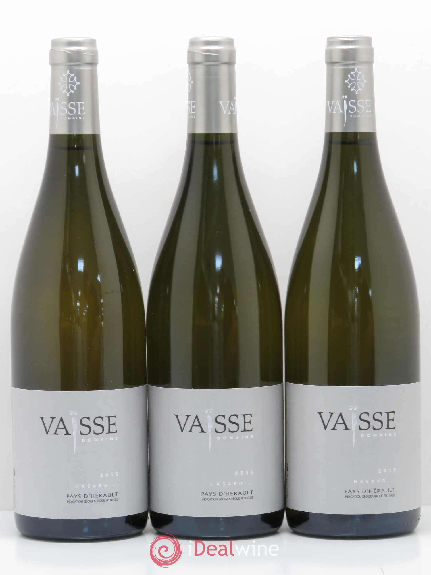 Pays d'Hérault Hasard Domaine Vaisse 2015 - Posten von 6 Flaschen - 2