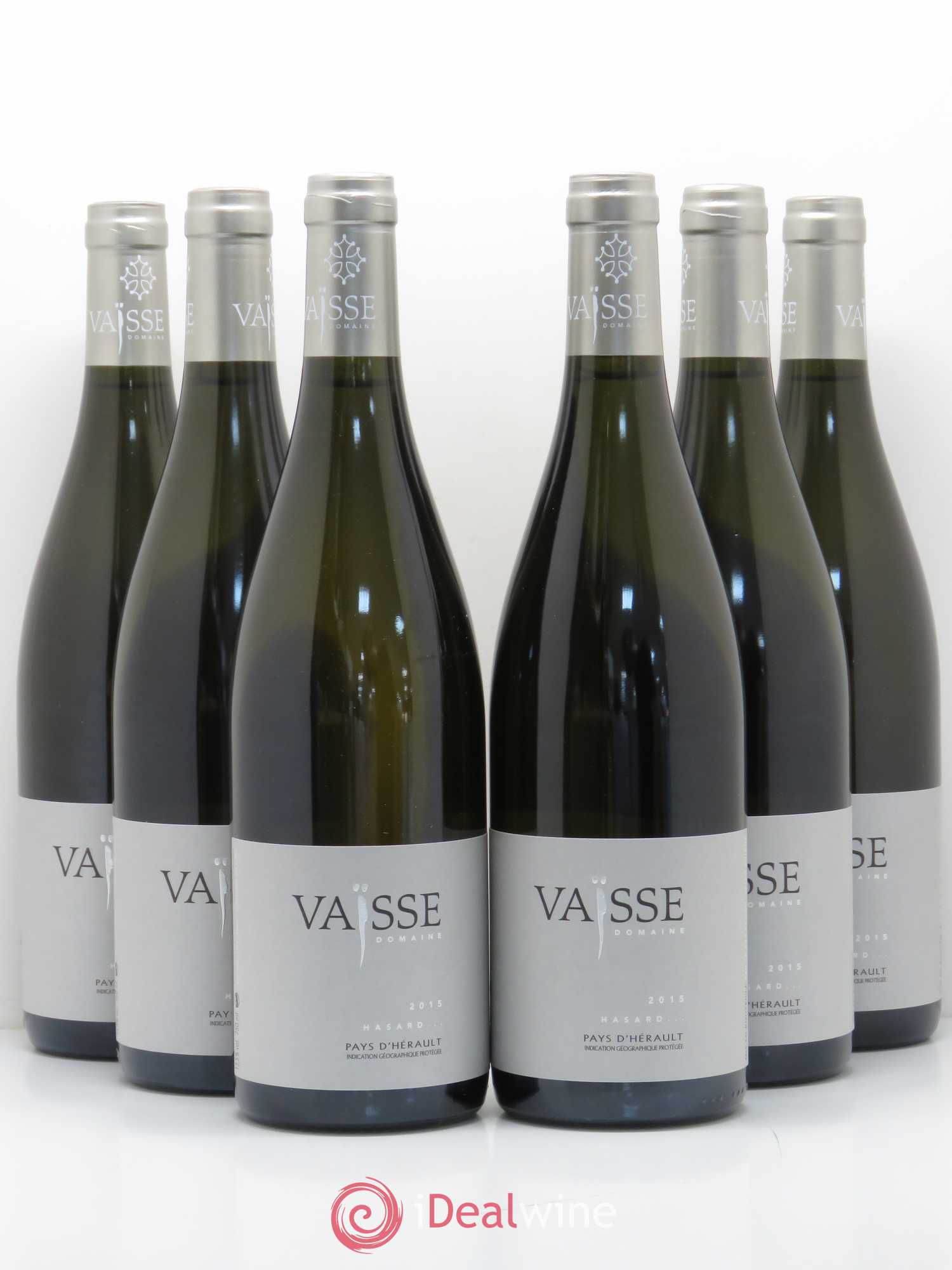 Pays d'Hérault Hasard Domaine Vaisse 2015 - Posten von 6 Flaschen - 0
