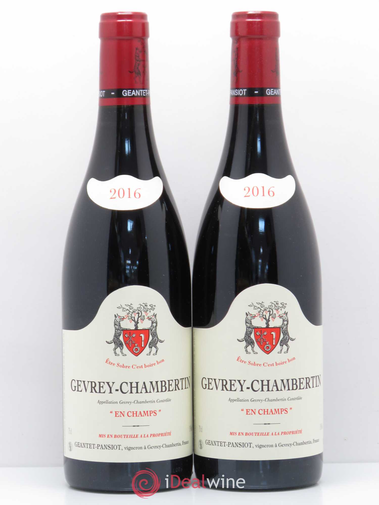 Gevrey-Chambertin En Champs Geantet-Pansiot 2016 - Lot de 2 bouteilles - 0