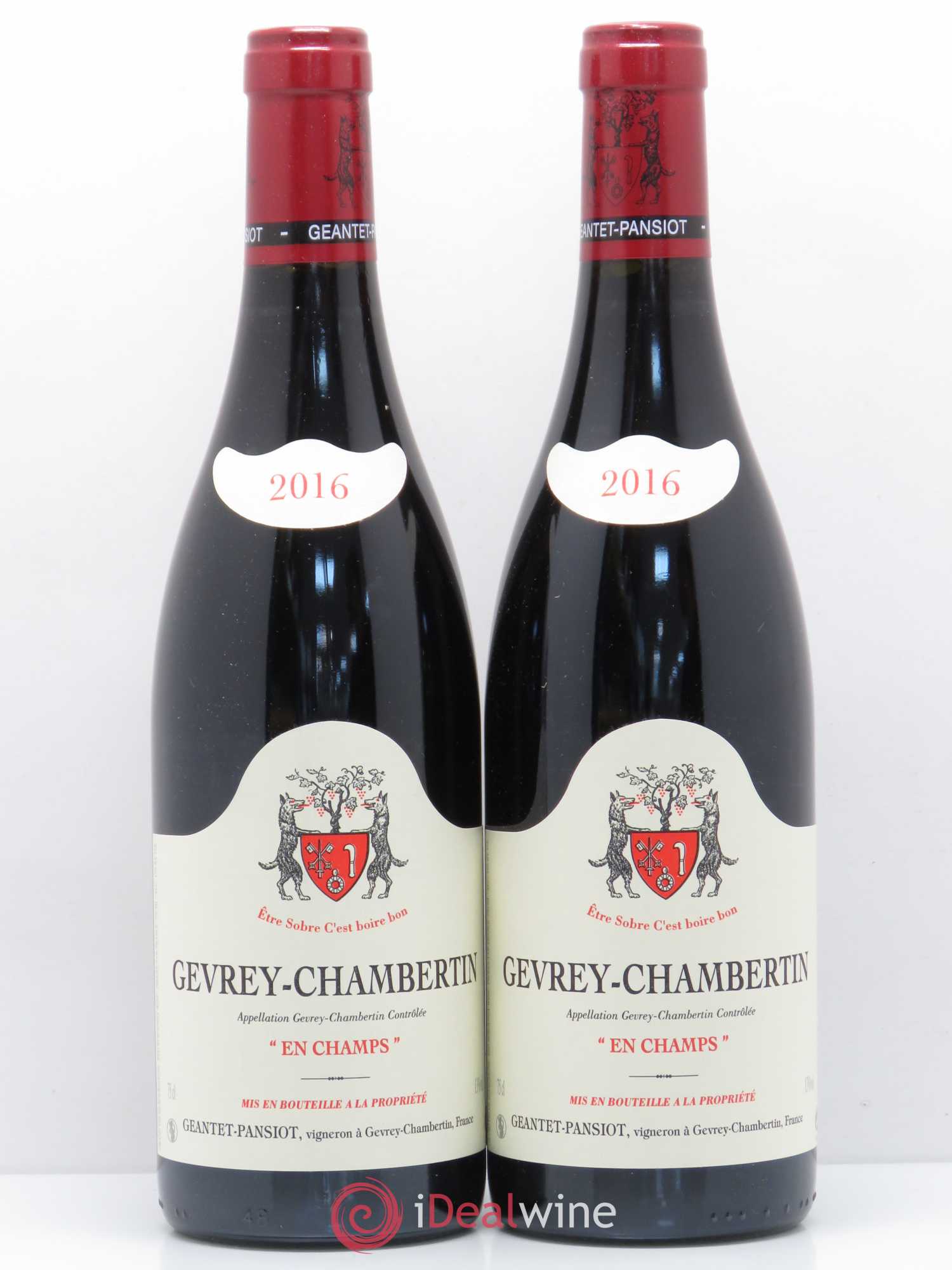Gevrey-Chambertin En Champs Geantet-Pansiot 2016 - Lot de 2 bouteilles - 0
