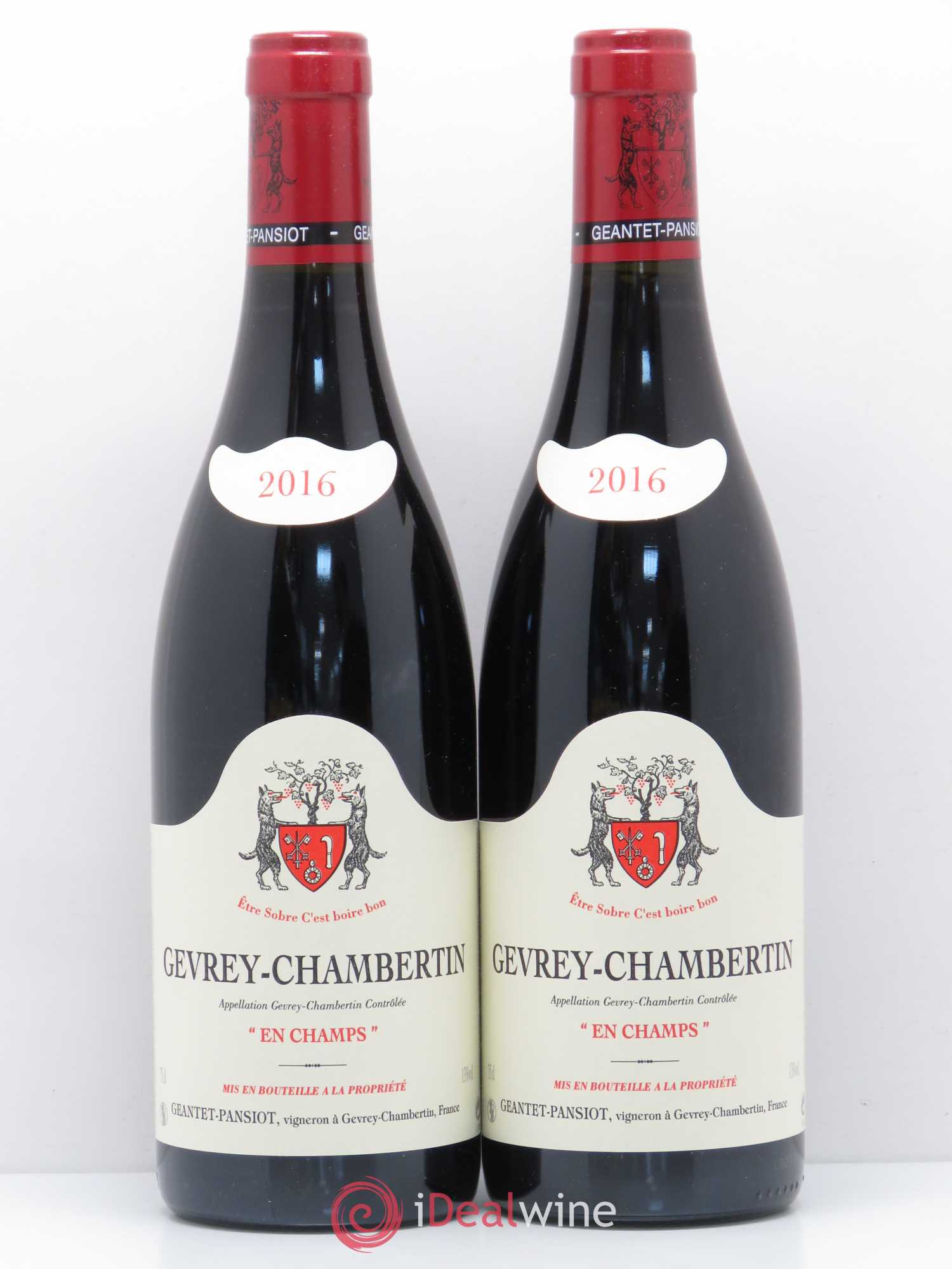 Gevrey-Chambertin En Champs Geantet-Pansiot 2016 - Lot de 2 bouteilles - 0