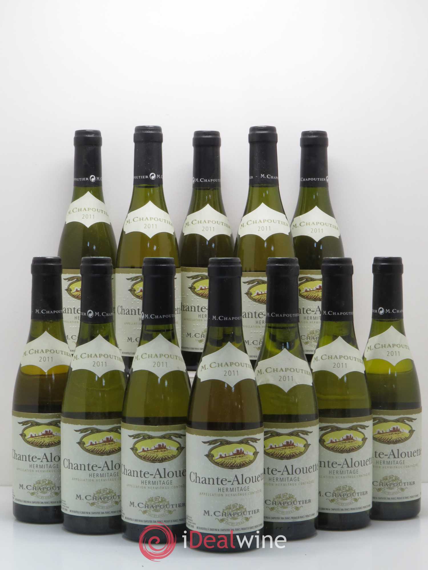 Hermitage Chante Alouette Chapoutier (sans prix de réserve) 2011 - Lot de 12 demi bouteilles - 0