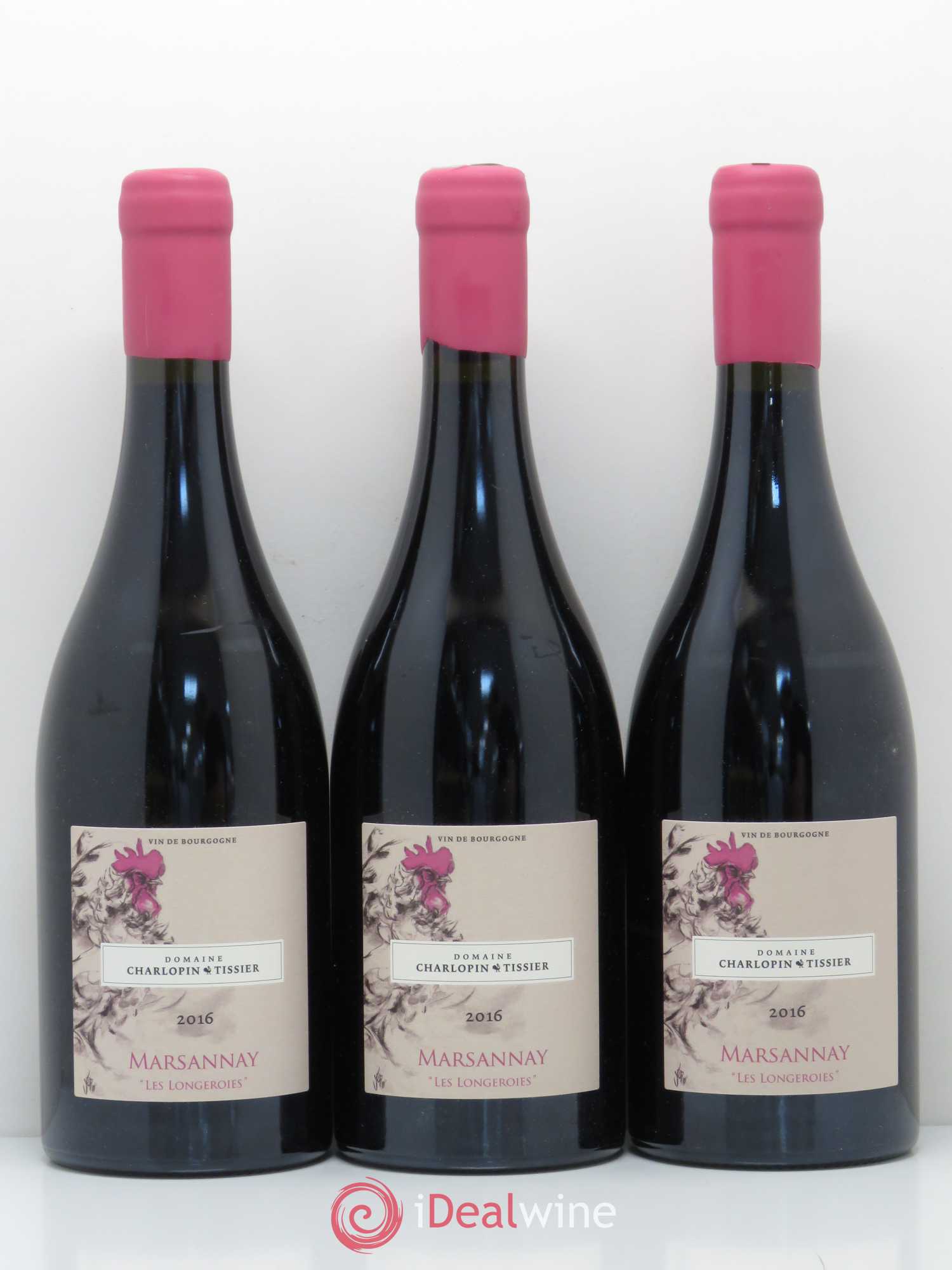 Marsannay Longeroies Domaine Charlopin Tissier 2016 - Posten von 6 Flaschen - 2
