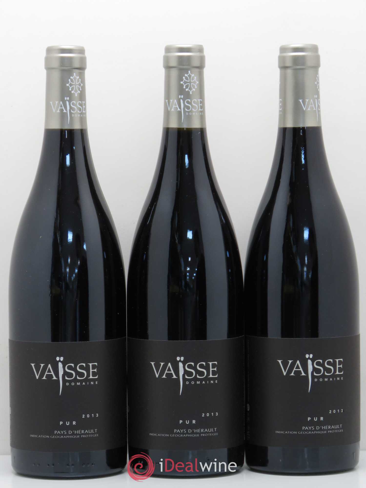 Pays d'Hérault Pur Domaine Vaisse 2013 - Posten von 3 Flaschen - 0