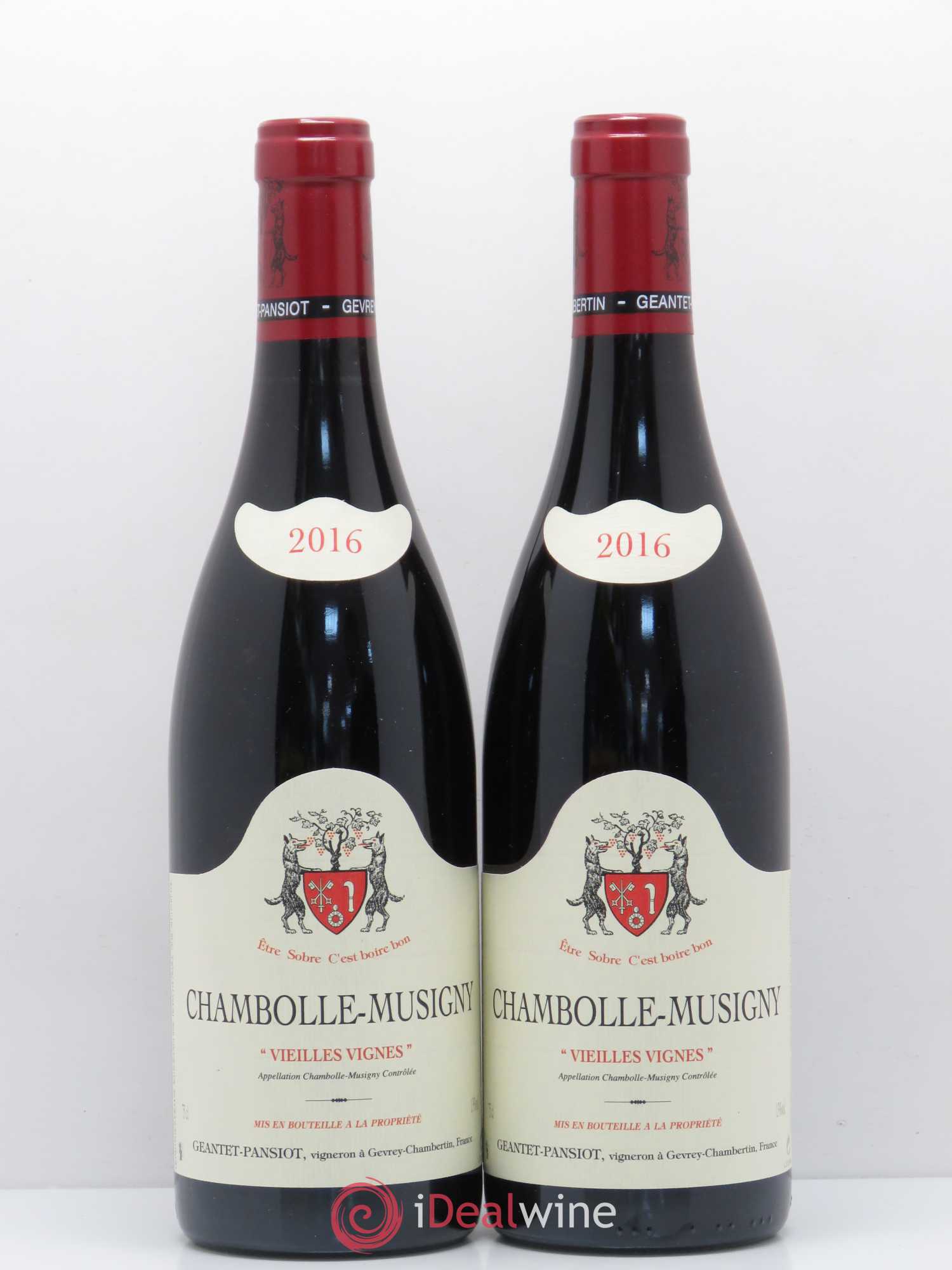 Chambolle-Musigny Vieilles vignes Geantet-Pansiot 2016 - Lot de 2 bouteilles - 0