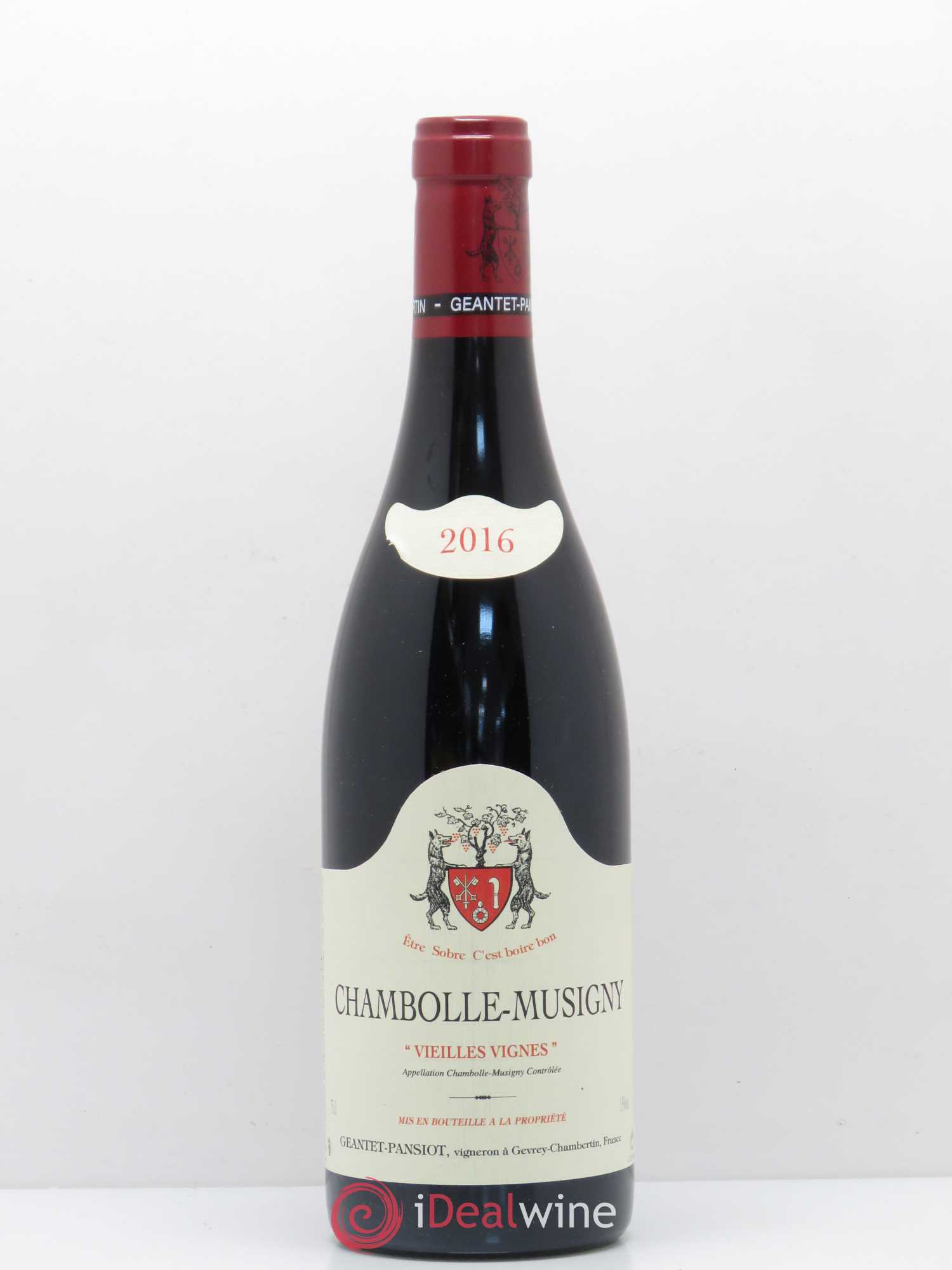 Chambolle-Musigny Vieilles vignes Geantet-Pansiot 2016 - Lot de 1 bouteille - 0