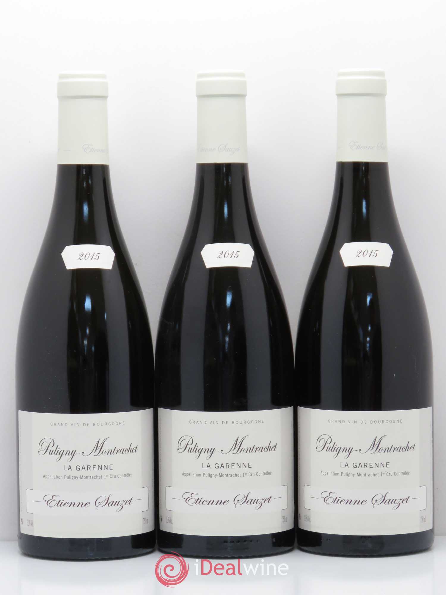 Puligny-Montrachet 1er Cru La Garenne Etienne Sauzet 2015 - Lot de 3 bouteilles - 0