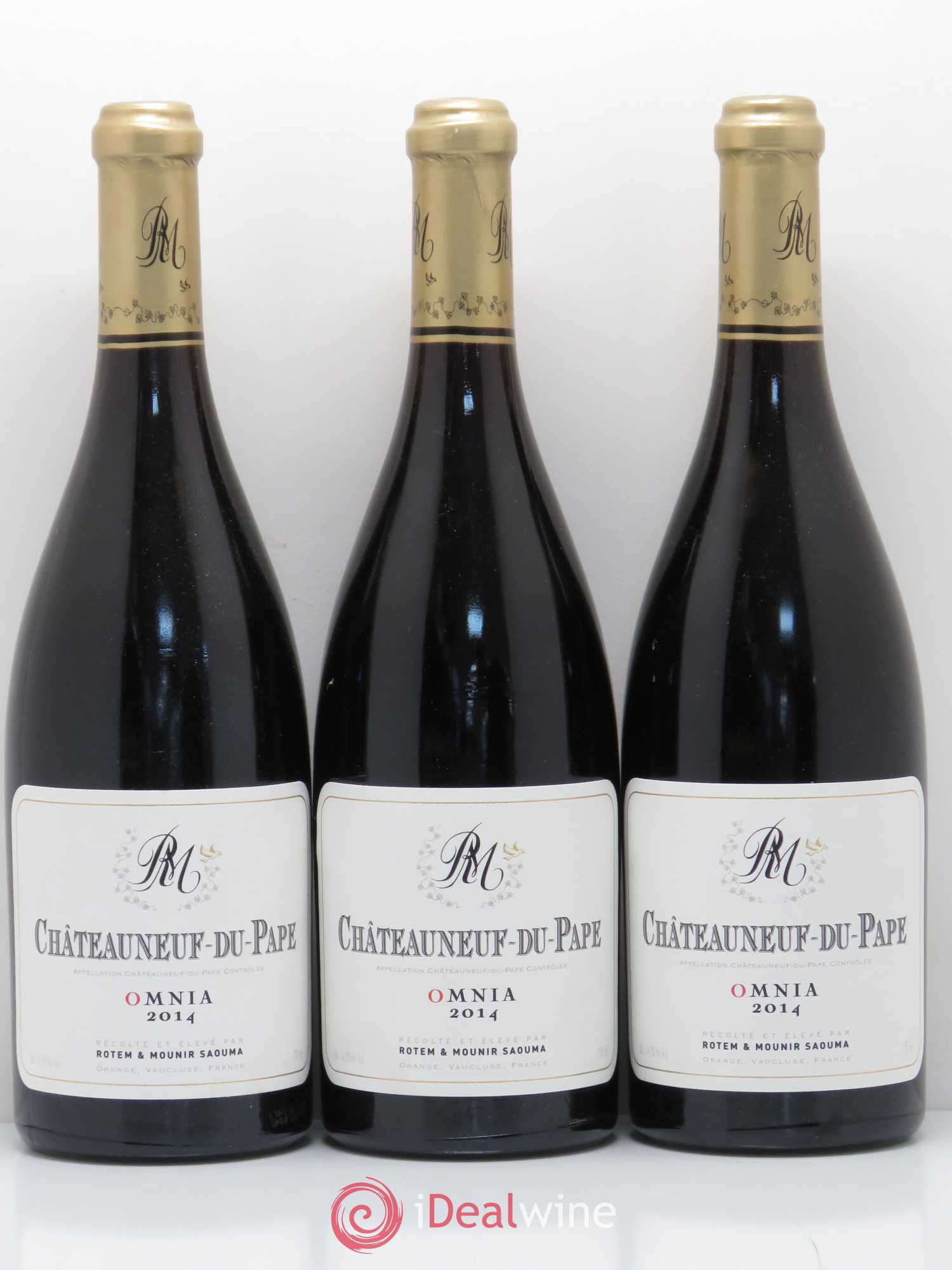 Châteauneuf-du-Pape Omnia Saouma 2014 - Posten von 3 Flaschen - 0