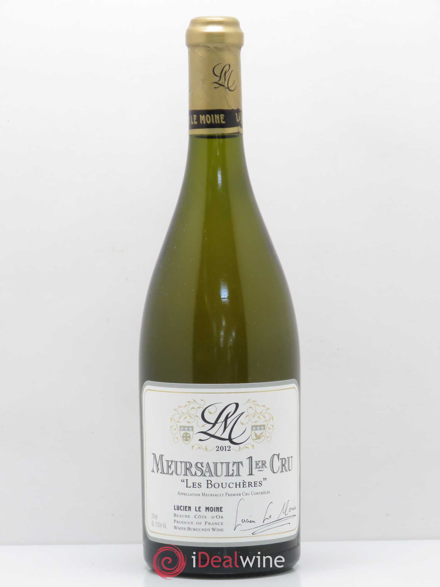 Meursault 1er Cru Bouchères Lucien Le Moine 2012 - Posten von 1 Flasche - 0