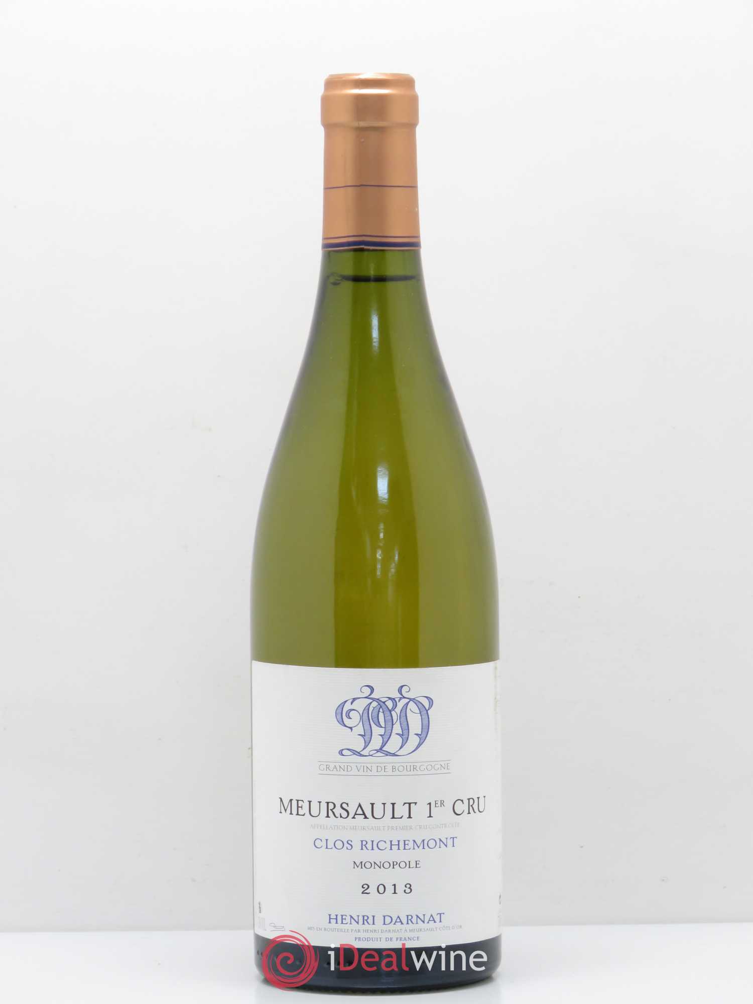 Meursault 1er cru Clos Richemont Henri Darnat 2013 - Posten von 1 Flasche - 0