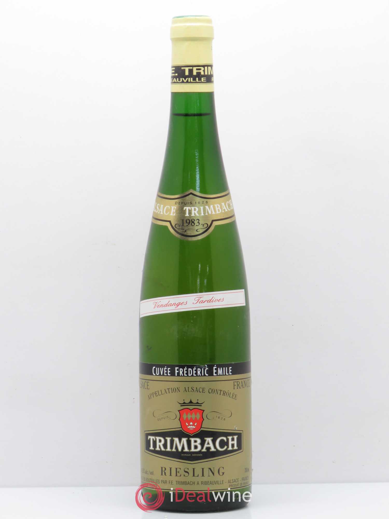 Alsace Riesling Cuvée Frédéric Emile Trimbach (Domaine) Vendanges Tardives 1983 - Lot de 1 bouteille - 0