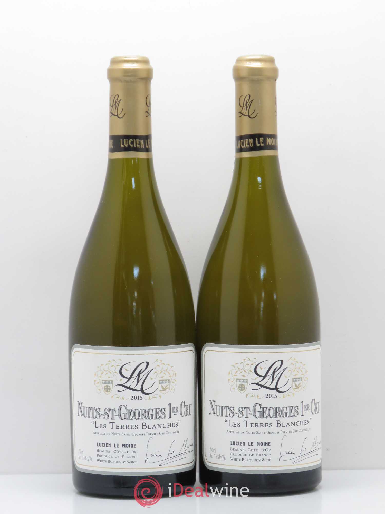 Nuits-Saint-Georges 1er Cru Les Terres Blanches Lucien Le Moine 2015 - Lot de 2 bouteilles - 0