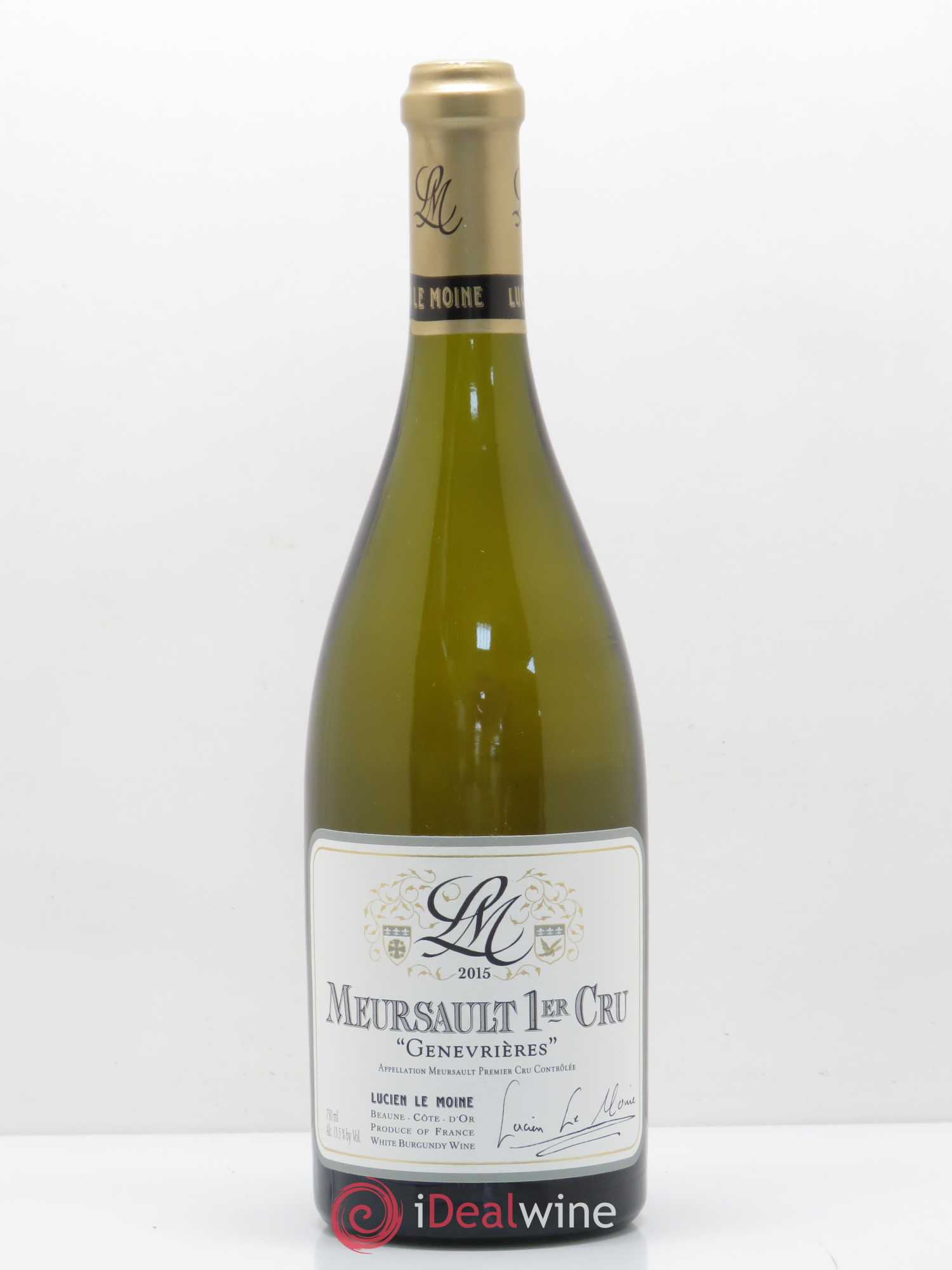 Meursault 1er Cru Genevrières Lucien Le Moine 2015 - Posten von 1 Flasche - 0