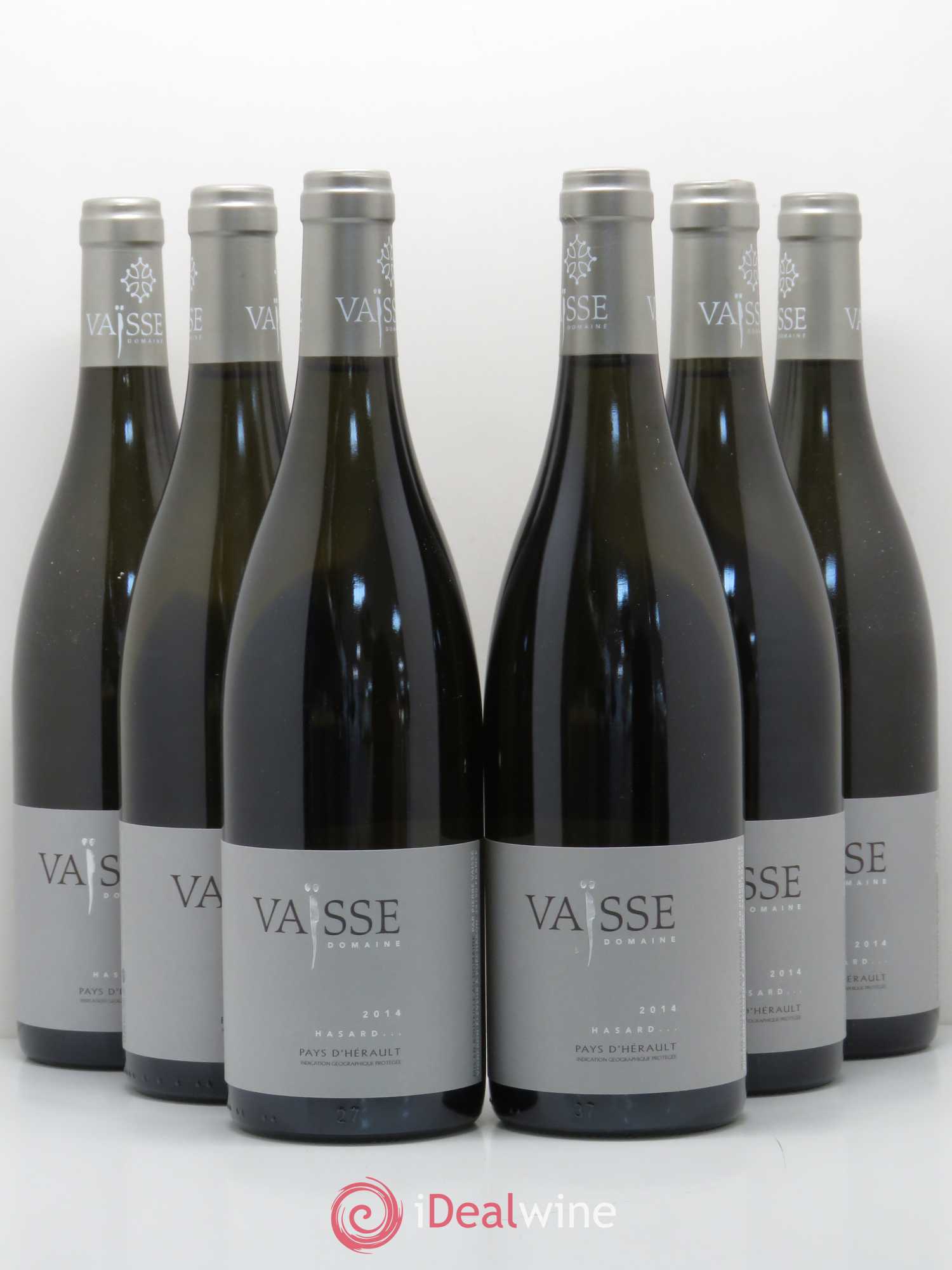 Pays d'Hérault Hasard Domaine Vaisse 2014 - Posten von 6 Flaschen - 0