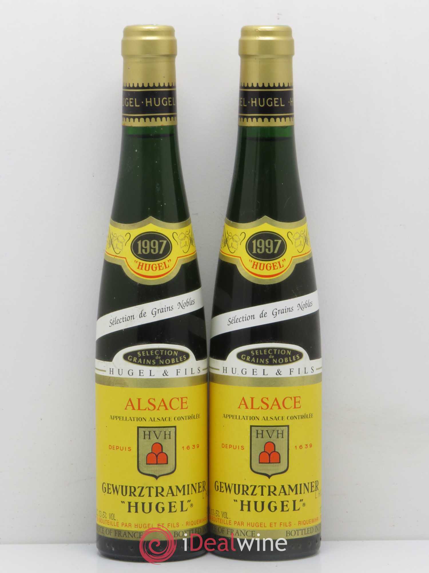 Gewurztraminer Sélection de Grains Nobles Hugel (Domaine) 1997 - Posten von 2 Demi-Flaschen - 0