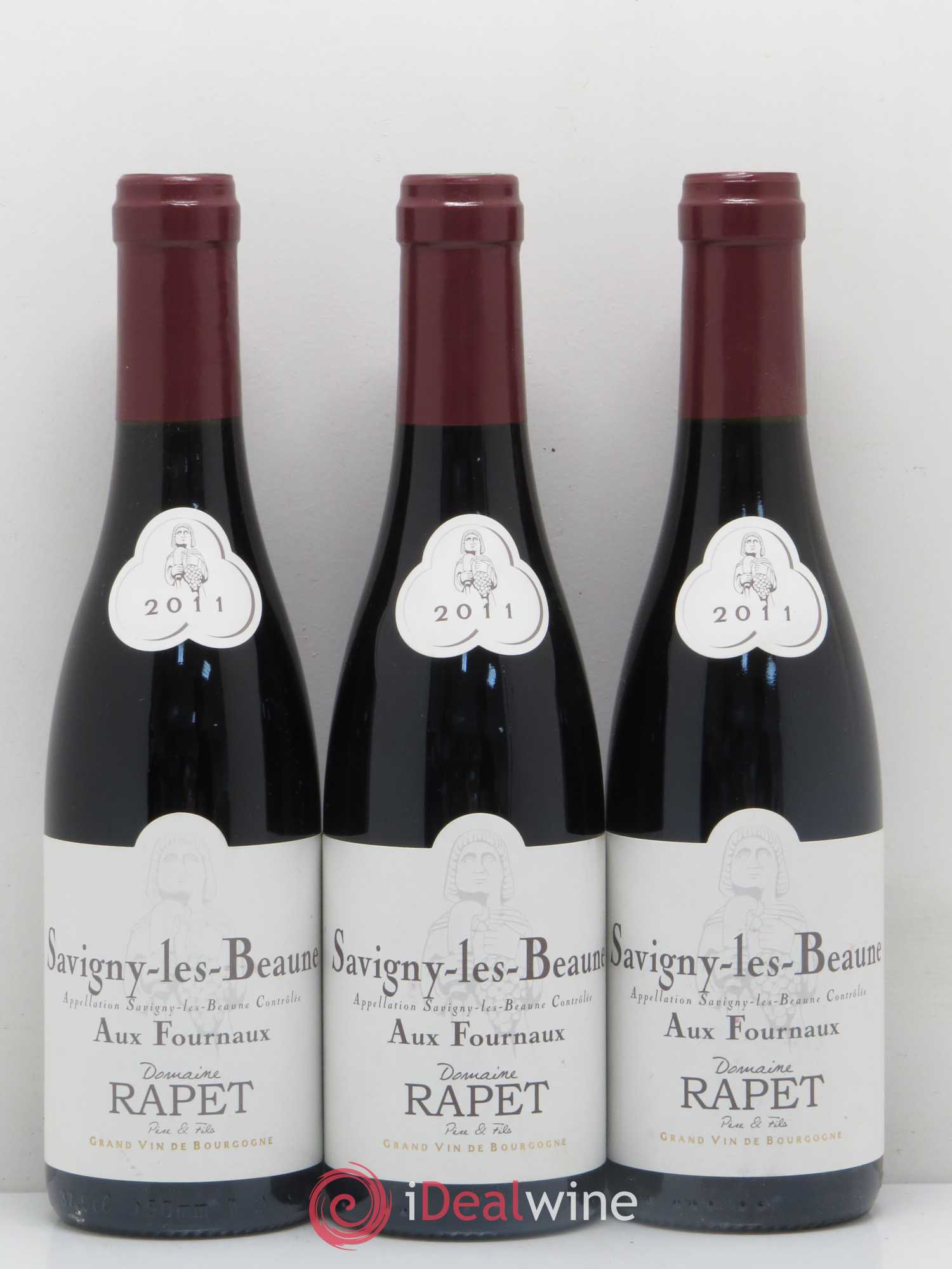 Savigny-lès-Beaune Aux Fourneaux Rapet (sans prix de réserve) 2011 - Posten von 5 Demi-Flaschen - 1