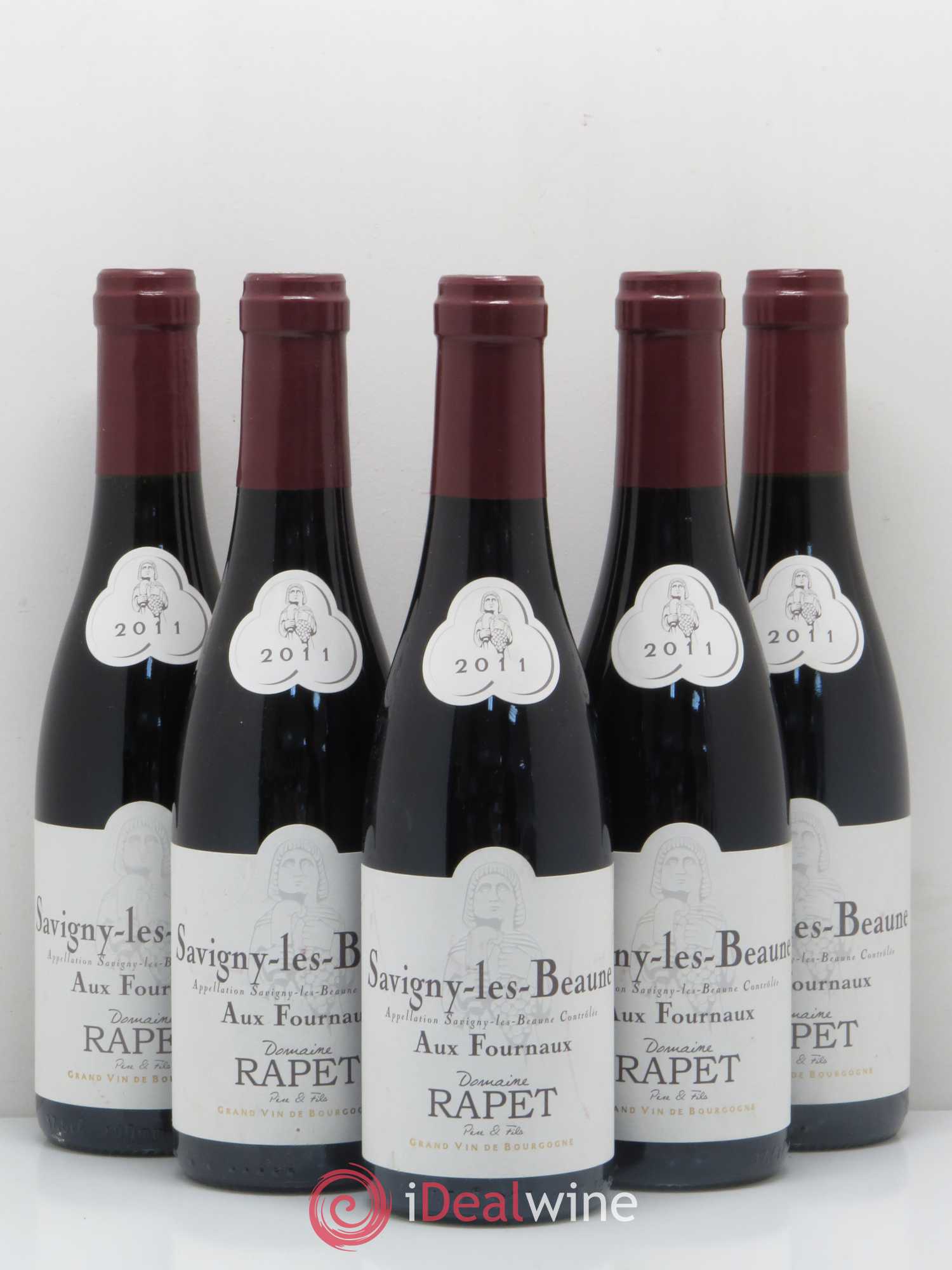 Savigny-lès-Beaune Aux Fourneaux Rapet (sans prix de réserve) 2011 - Posten von 5 Demi-Flaschen - 0