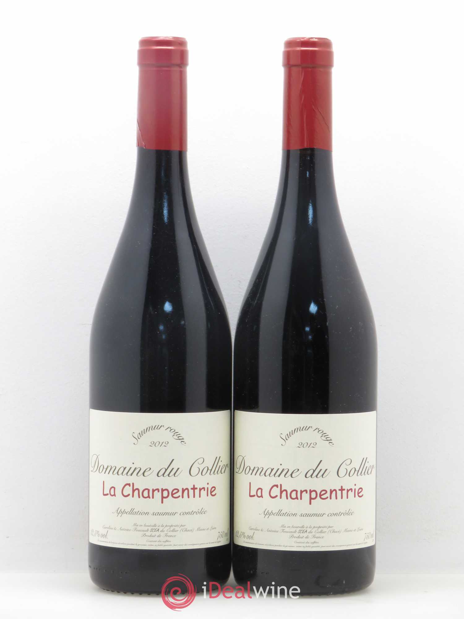 Saumur La Charpentrie Domaine du Collier 2012 - Lot de 2 bouteilles - 0
