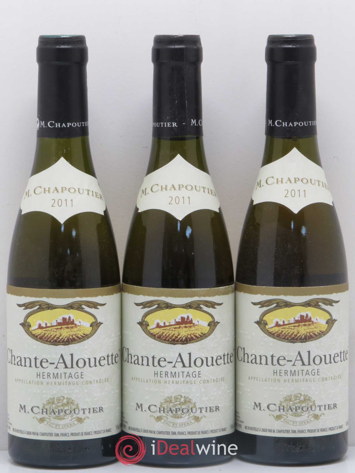 Hermitage Chante Alouette Chapoutier  (sans prix de réserve) 2011 - Lot de 6 demi bouteilles - 2
