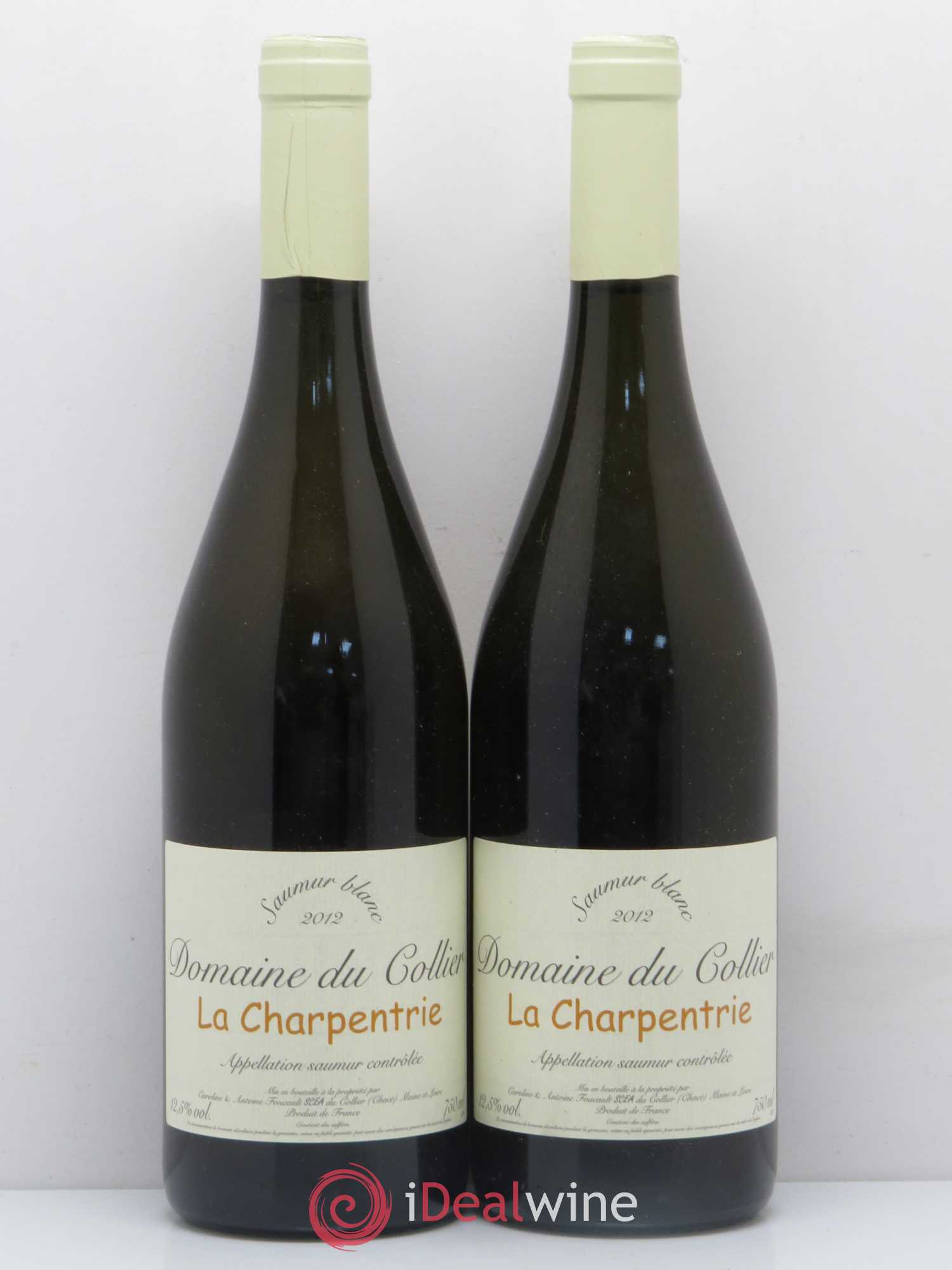 Saumur La Charpentrie Domaine du Collier 2012 - Lot de 2 bouteilles - 0