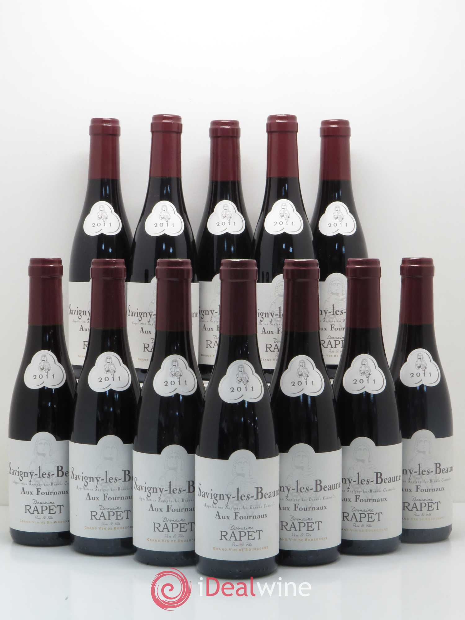 Savigny-lès-Beaune Aux Fourneaux Rapet (sans prix de réserve) 2011 - Posten von 12 Demi-Flaschen - 0