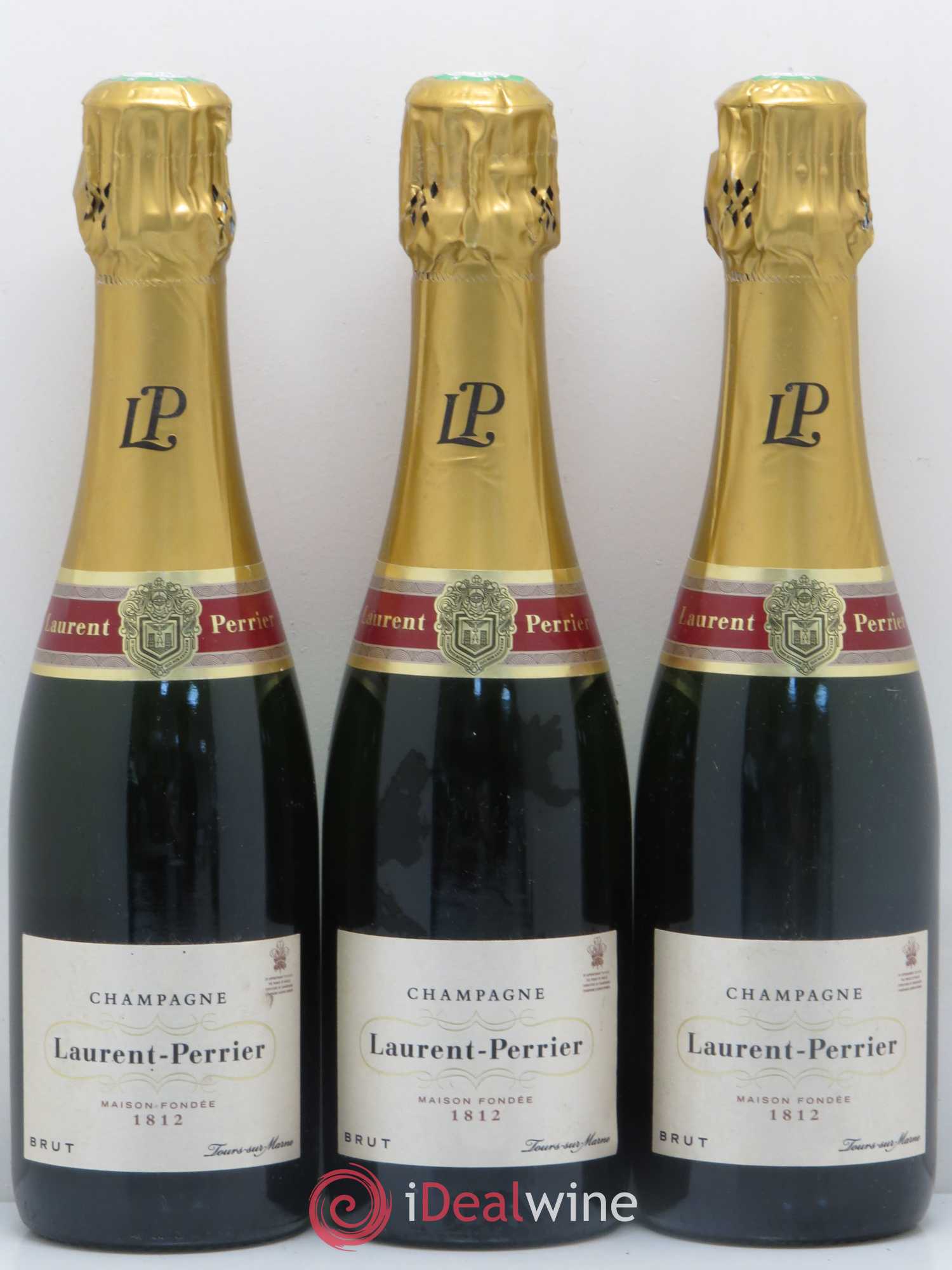 Champagne Laurent Perrier (sans prix de réserve) - Posten von 3 Demi-Flaschen - 0