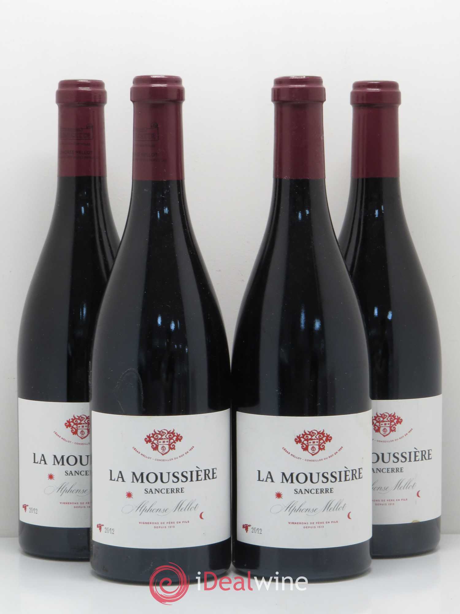 Sancerre La Moussière Alphonse Mellot 2012 - Lot de 4 bouteilles - 0