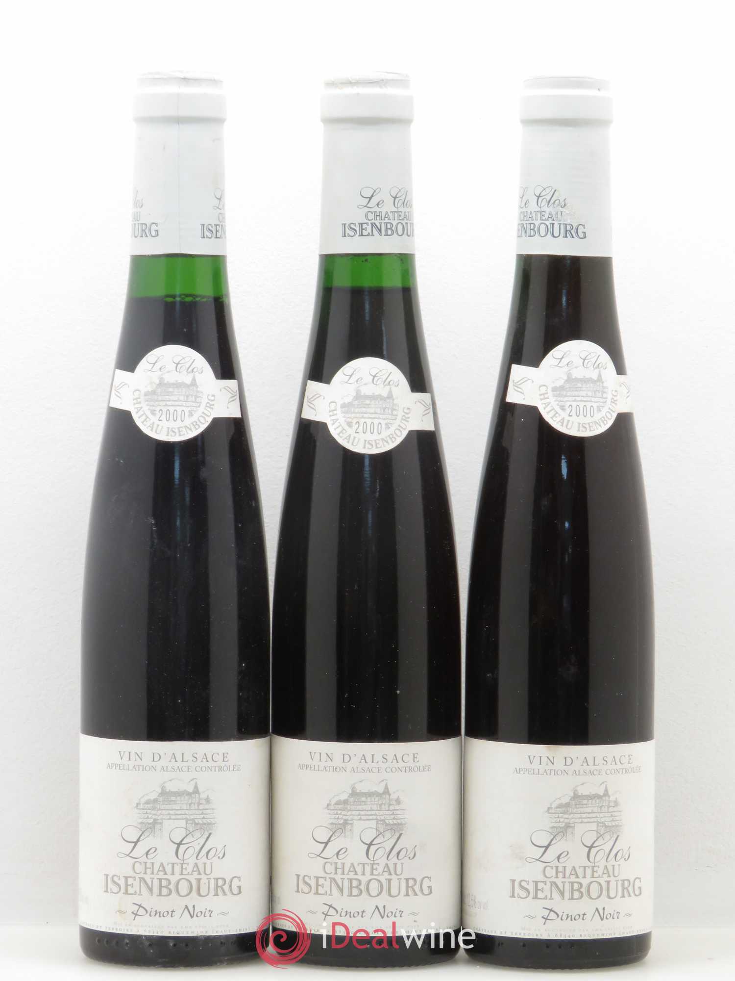 Alsace Pinot Noir Clos Château d'Isenbourg (sans prix de réserve) 2000 - Posten von 6 Demi-Flaschen - 2