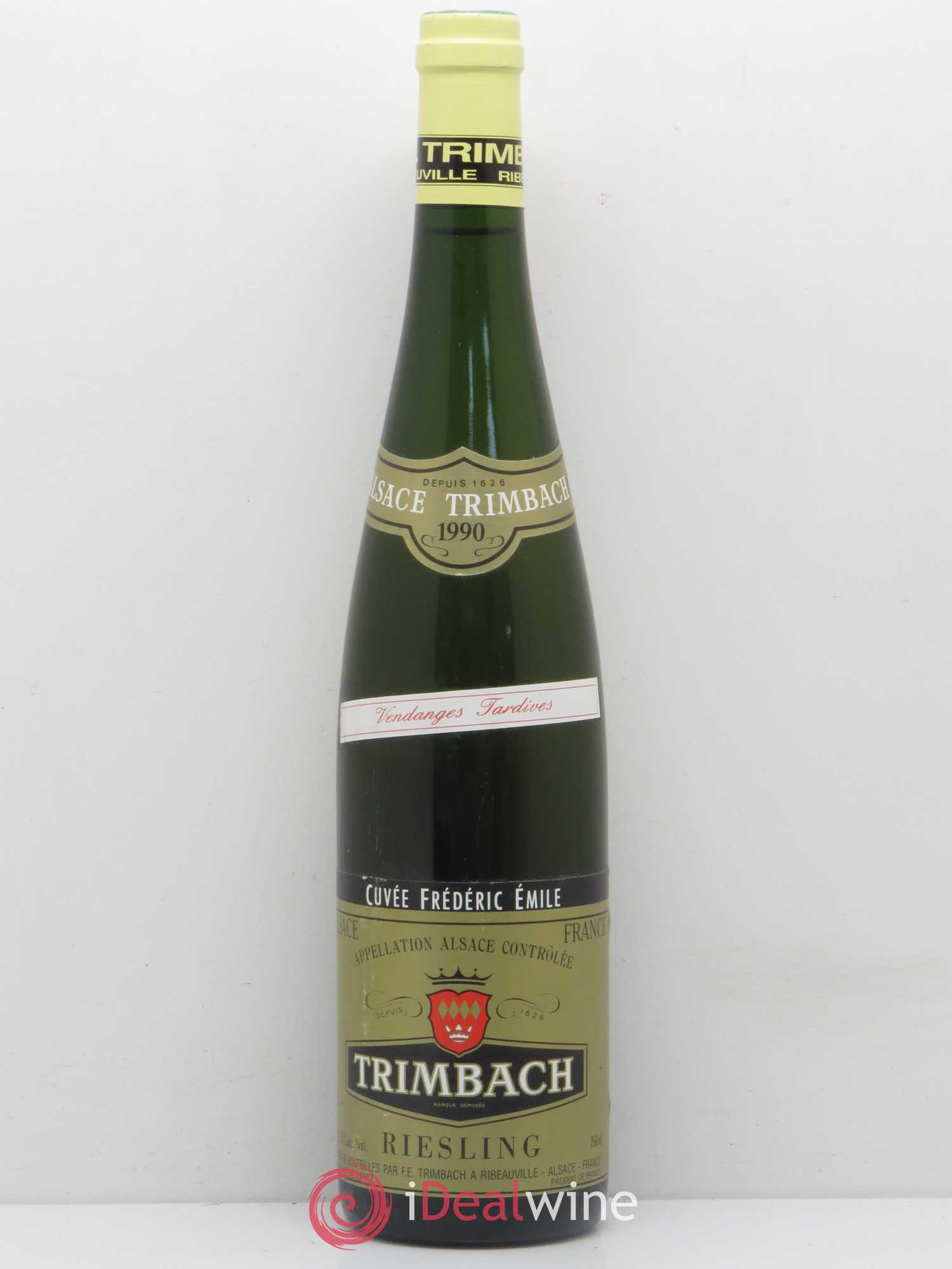 Riesling Vendanges Tardives Cuvée Frédéric Emile Trimbach 1990 - Posten von 1 Flasche - 0