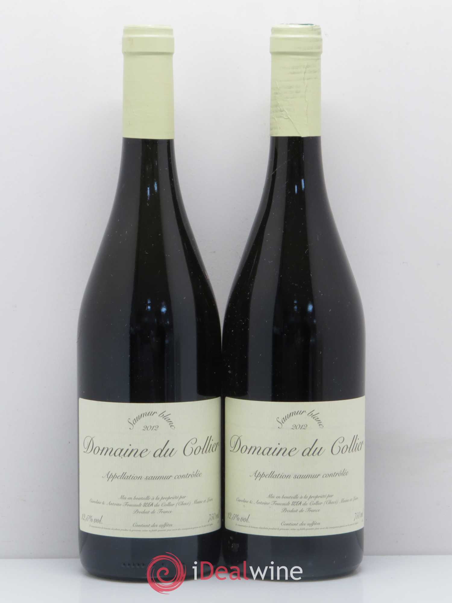 Saumur Domaine du Collier 2012 - Lot de 2 bouteilles - 0
