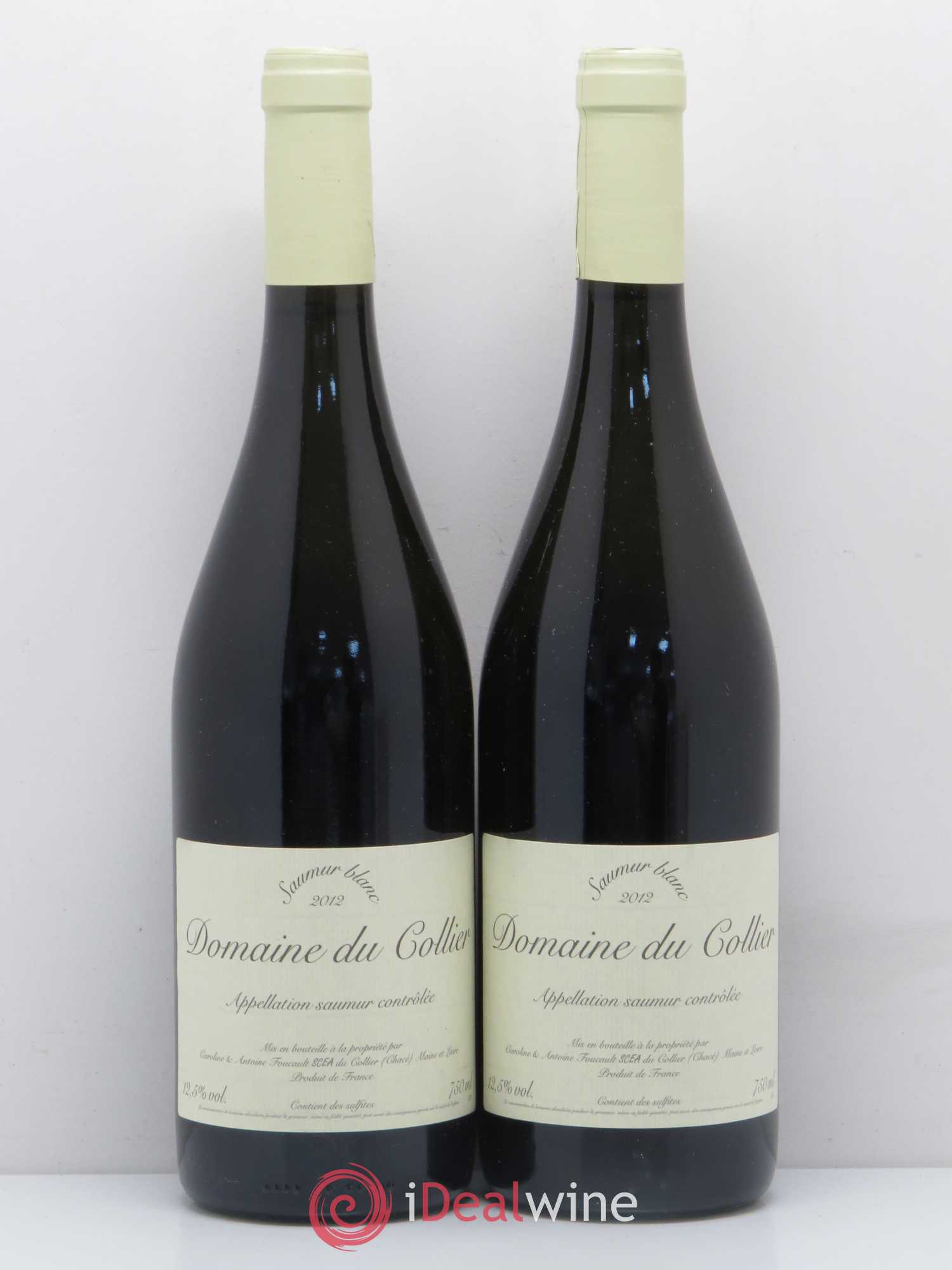 Saumur Domaine du Collier 2012 - Lot de 2 bouteilles - 0