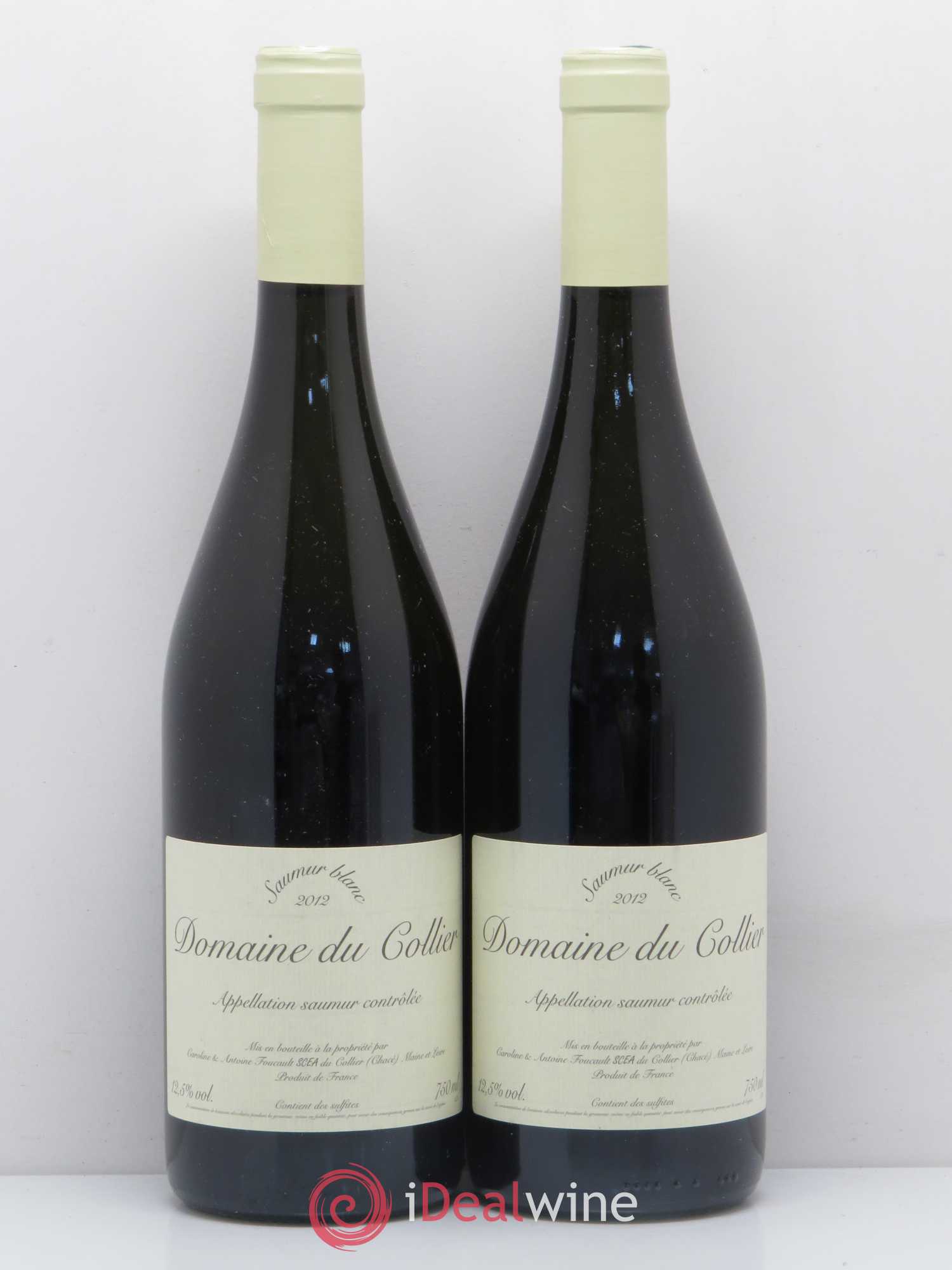 Saumur Domaine du Collier 2012 - Lot de 2 bouteilles - 0