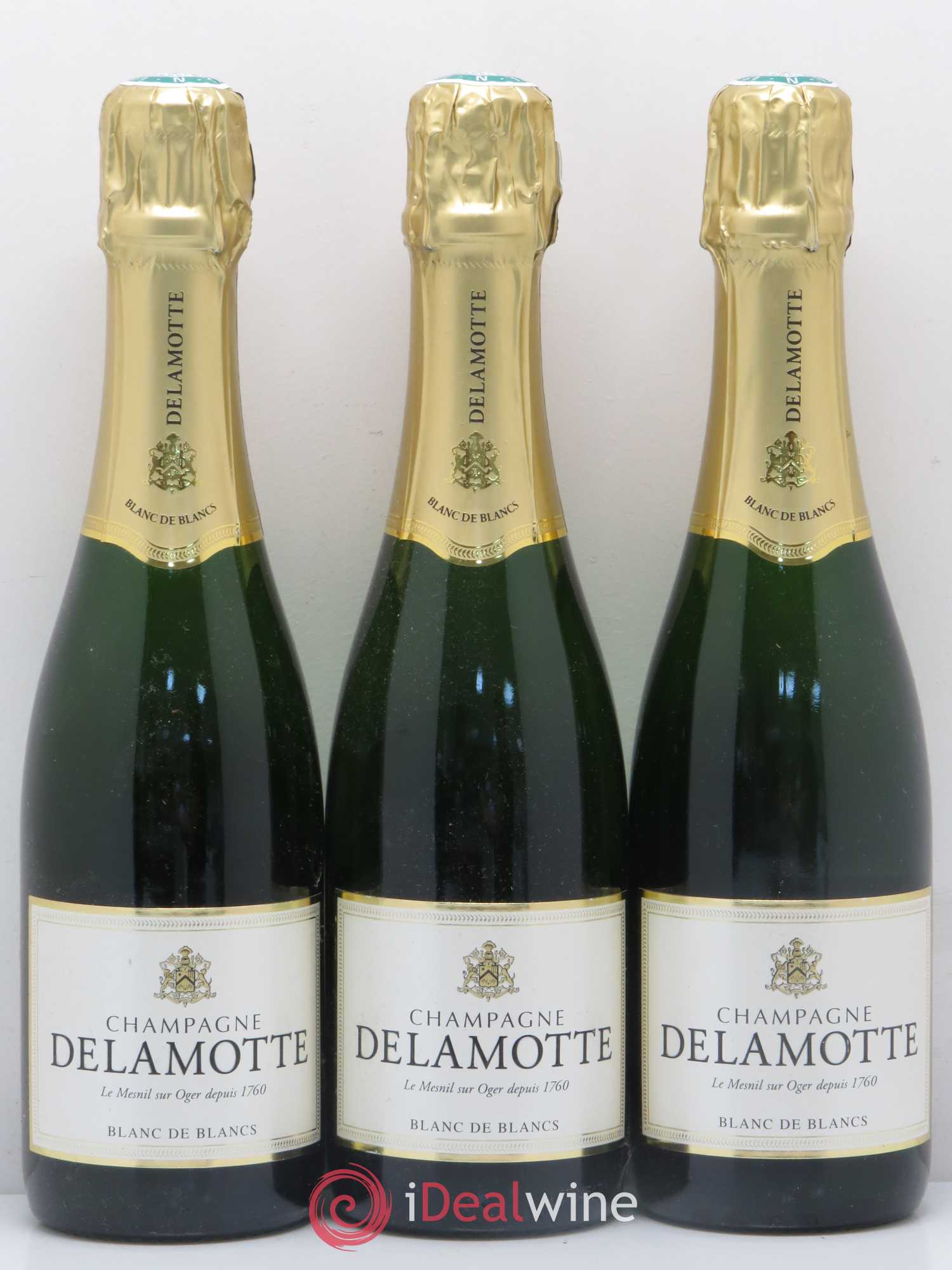 Champagne Delamotte Blanc de Blancs (sans prix de réserve) - Posten von 7 Demi-Flaschen - 2