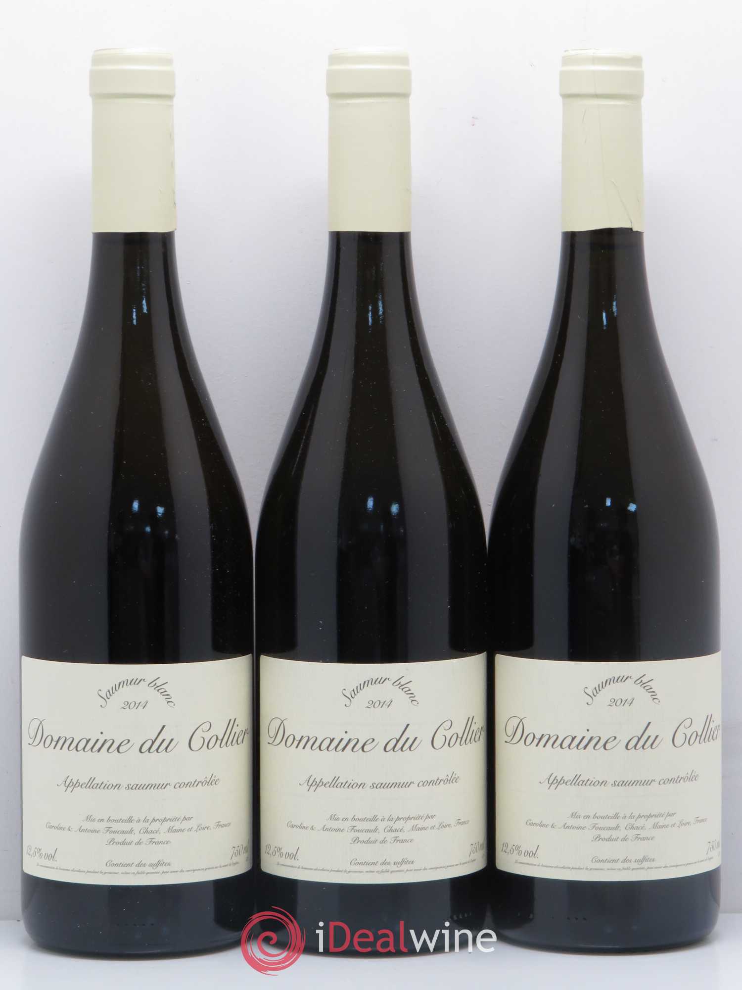 Saumur Domaine du Collier 2014 - Lot de 3 bouteilles - 0