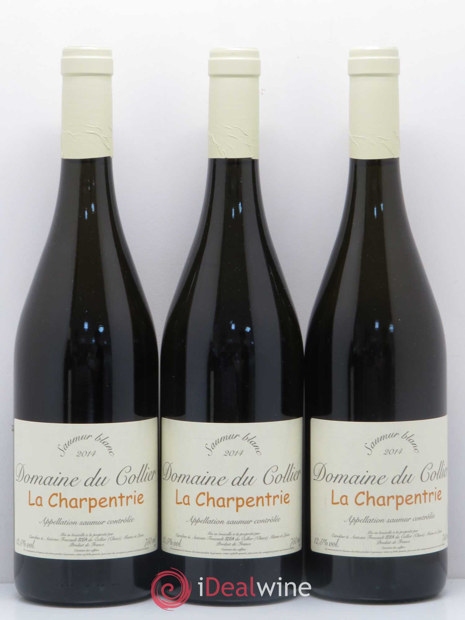Saumur La Charpentrie Domaine du Collier 2014 - Posten von 3 Flaschen - 0