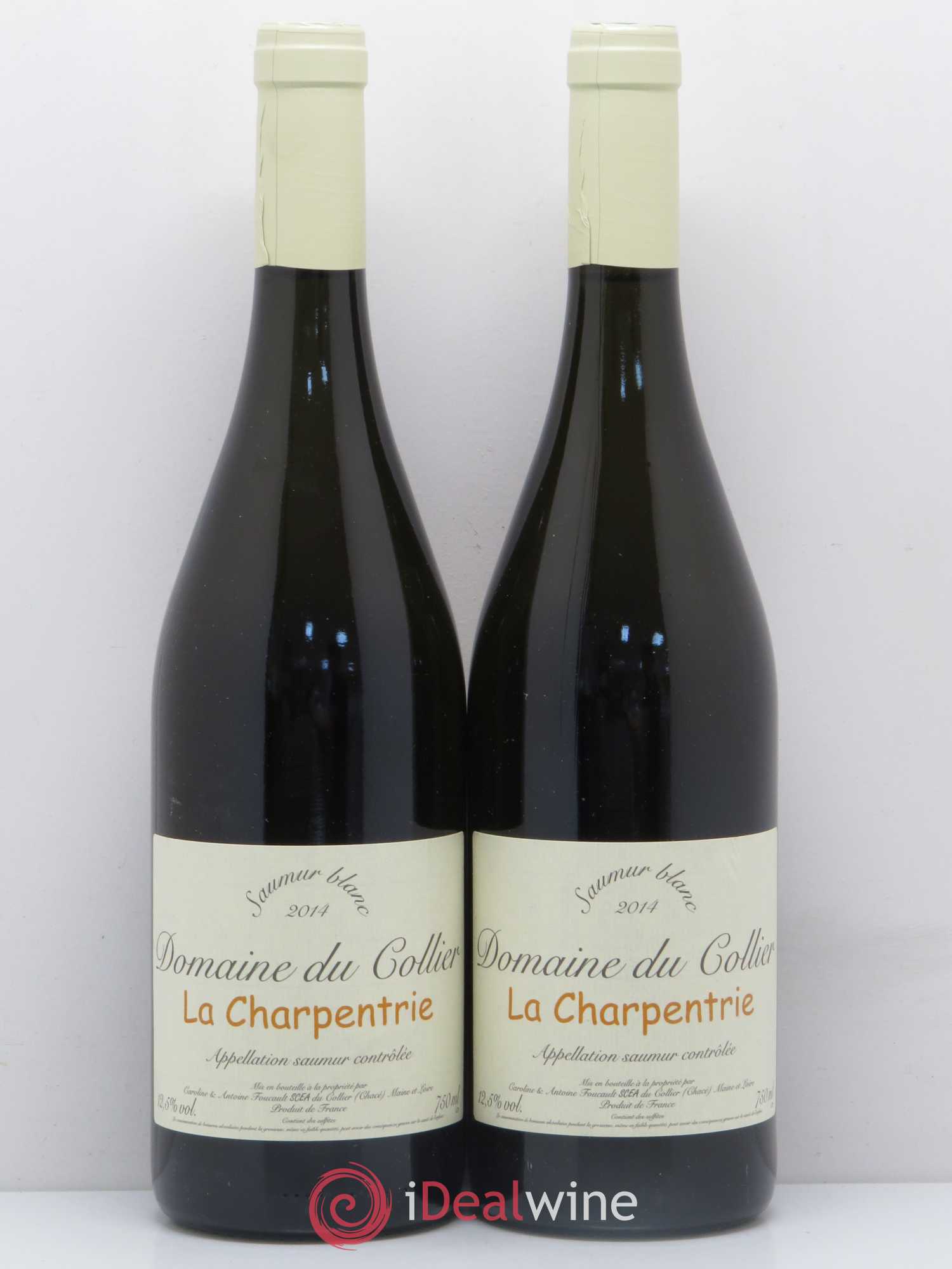 Saumur La Charpentrie Domaine du Collier 2014 - Lot de 2 bouteilles - 0