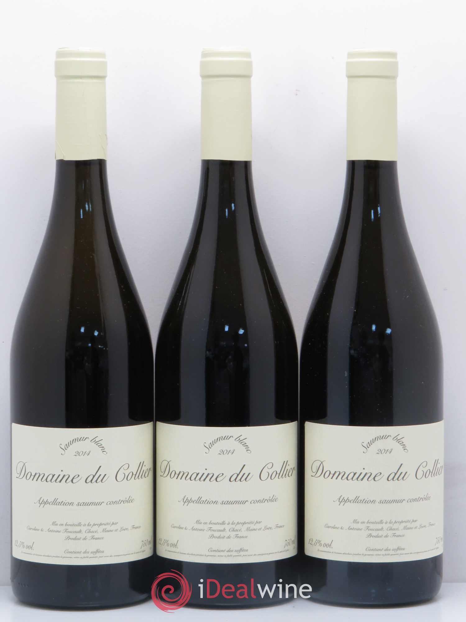 Saumur Domaine du Collier 2014 - Lot de 3 bouteilles - 0