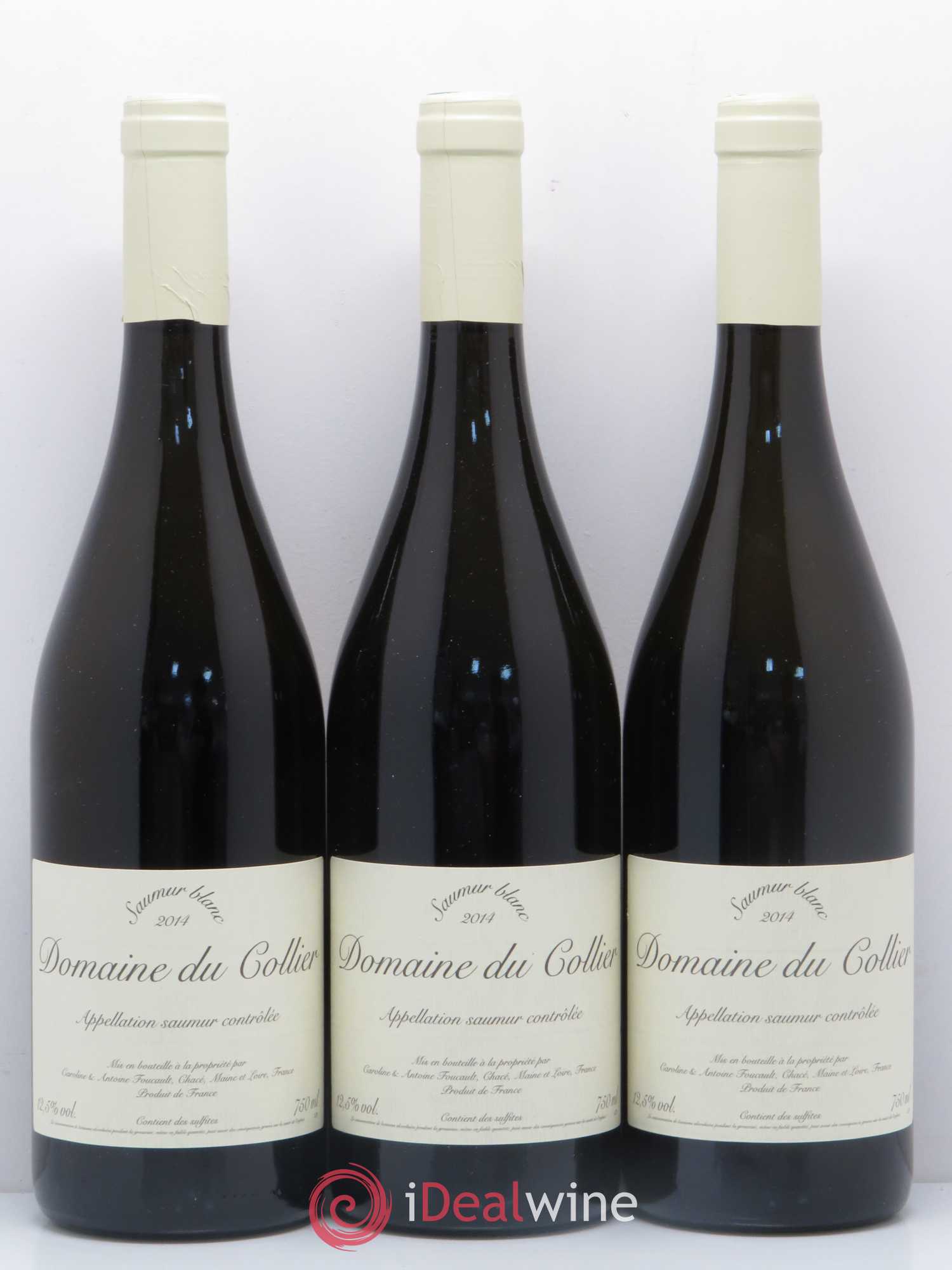 Saumur Domaine du Collier 2014 - Lot de 3 bouteilles - 0