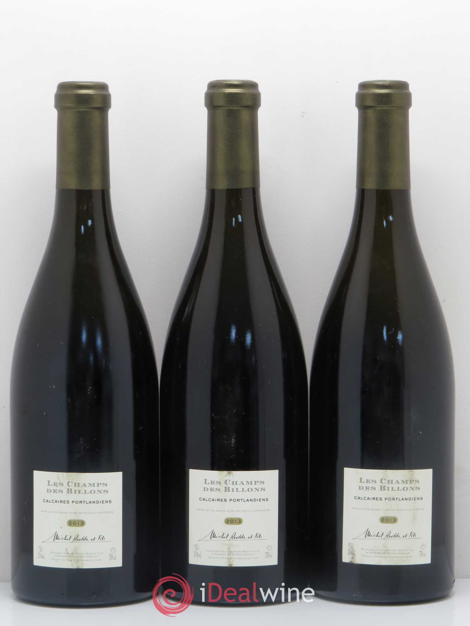 Pouilly-Fumé Les Champs Billons Michel Redde & Fils 2013 - Lot de 3 bouteilles - 1