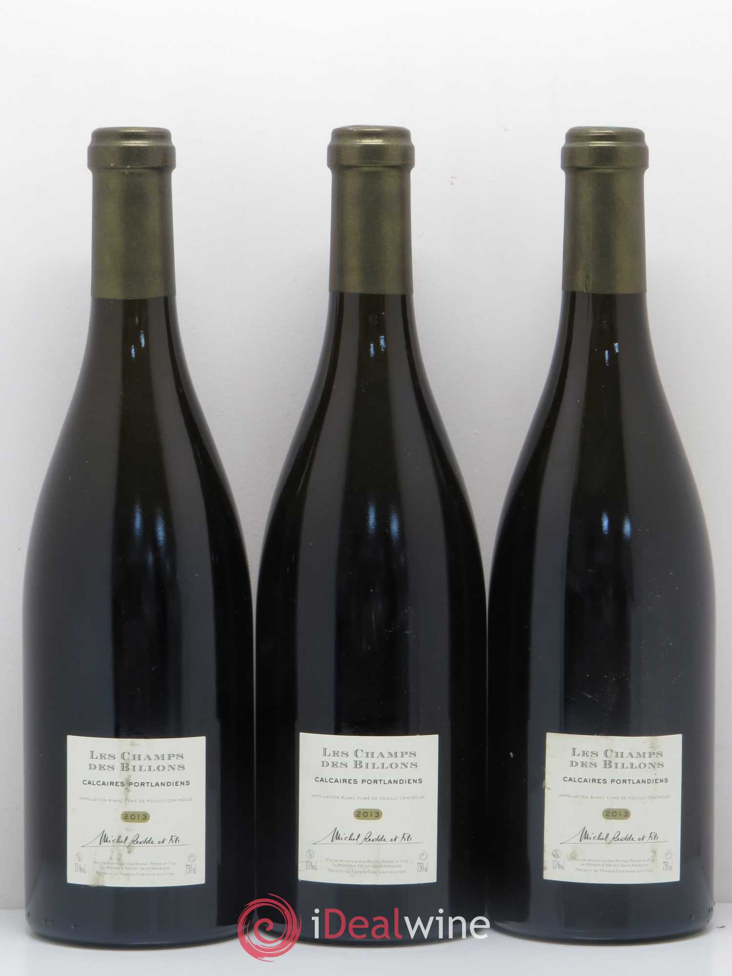 Pouilly-Fumé Les Champs Billons Michel Redde & Fils 2013 - Posten von 3 Flaschen - 1