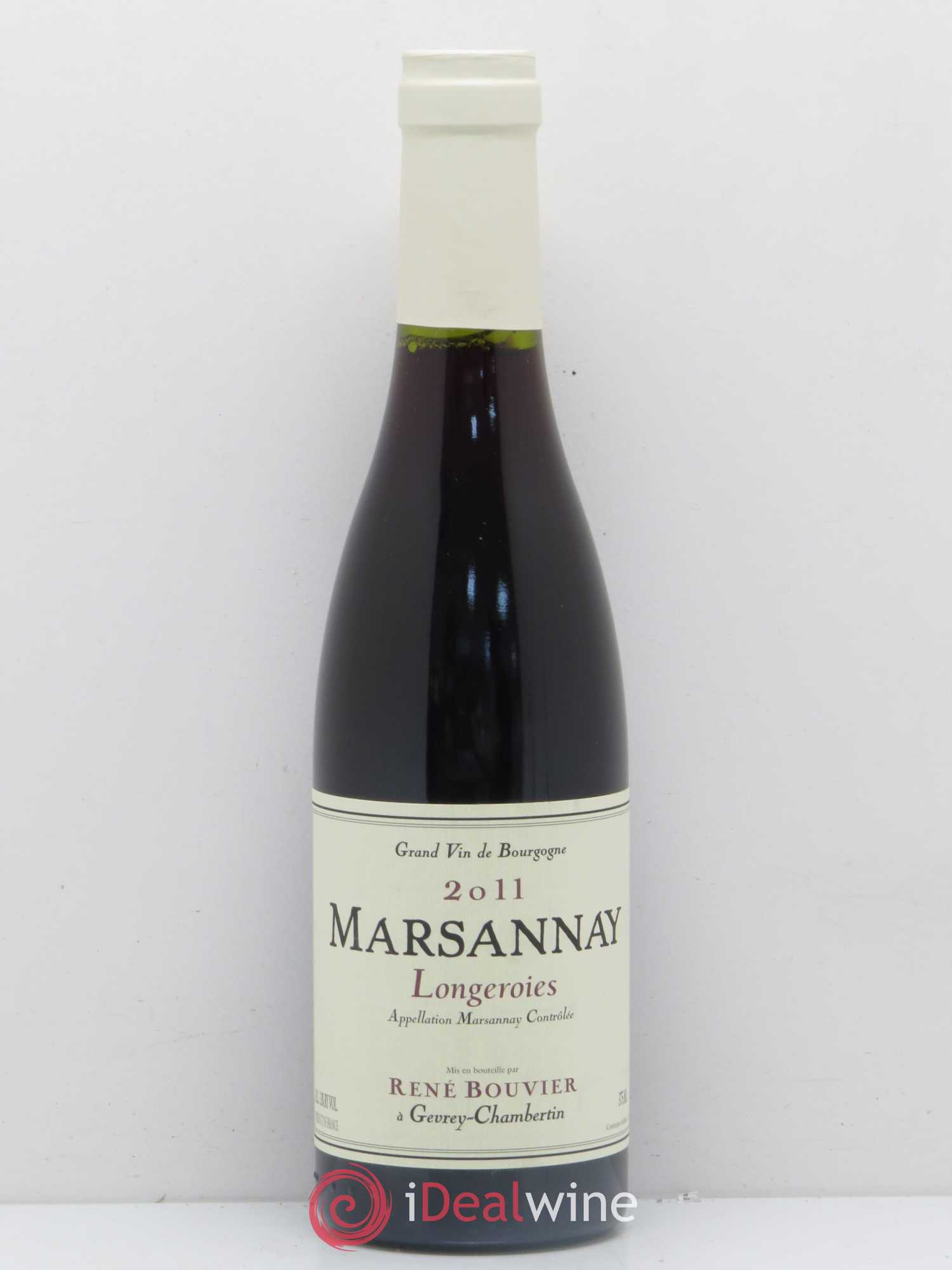 Marsannay Les Longeroies René Bouvier (Domaine) (sans prix de réserve) 2011 - Lot de 1 demi bouteille - 0
