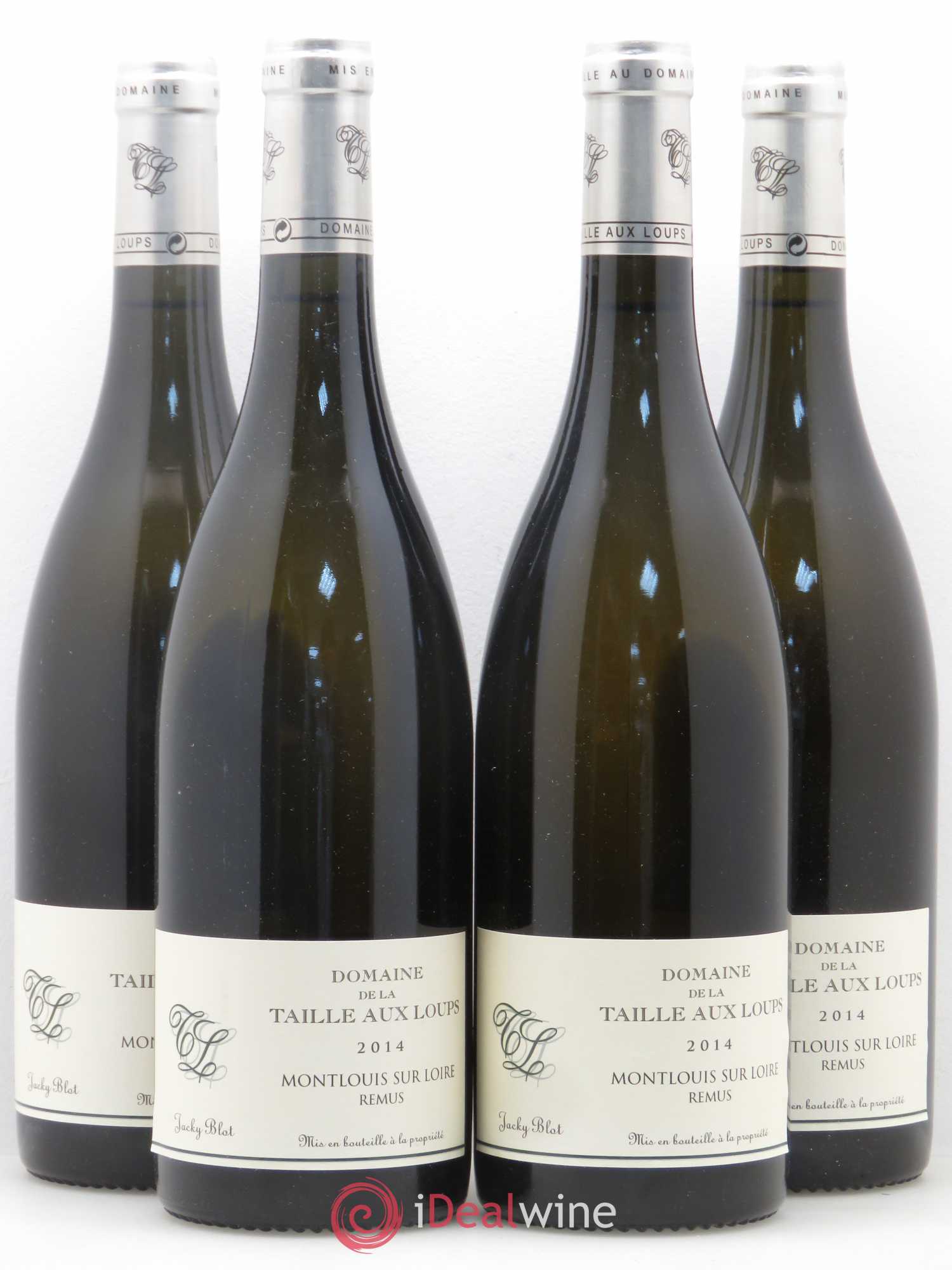 Montlouis-sur-Loire Rémus La Taille aux Loups - Jacky Blot (sans prix de réserve) 2014 - Lot de 4 bouteilles - 0
