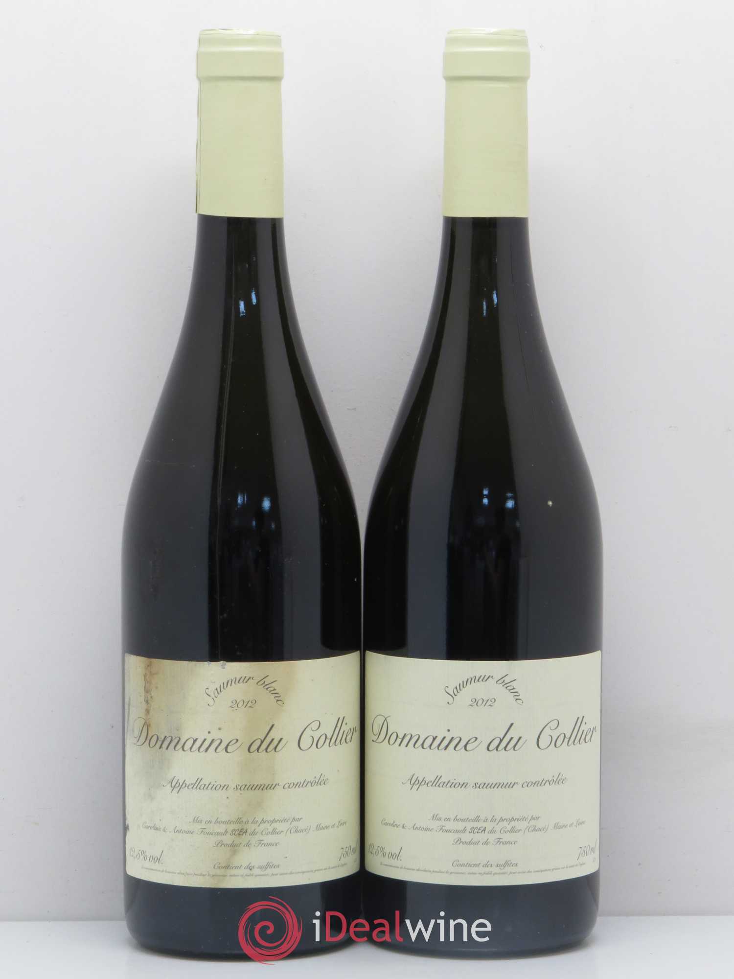 Saumur Domaine du Collier 2012 - Lot de 2 bouteilles - 0